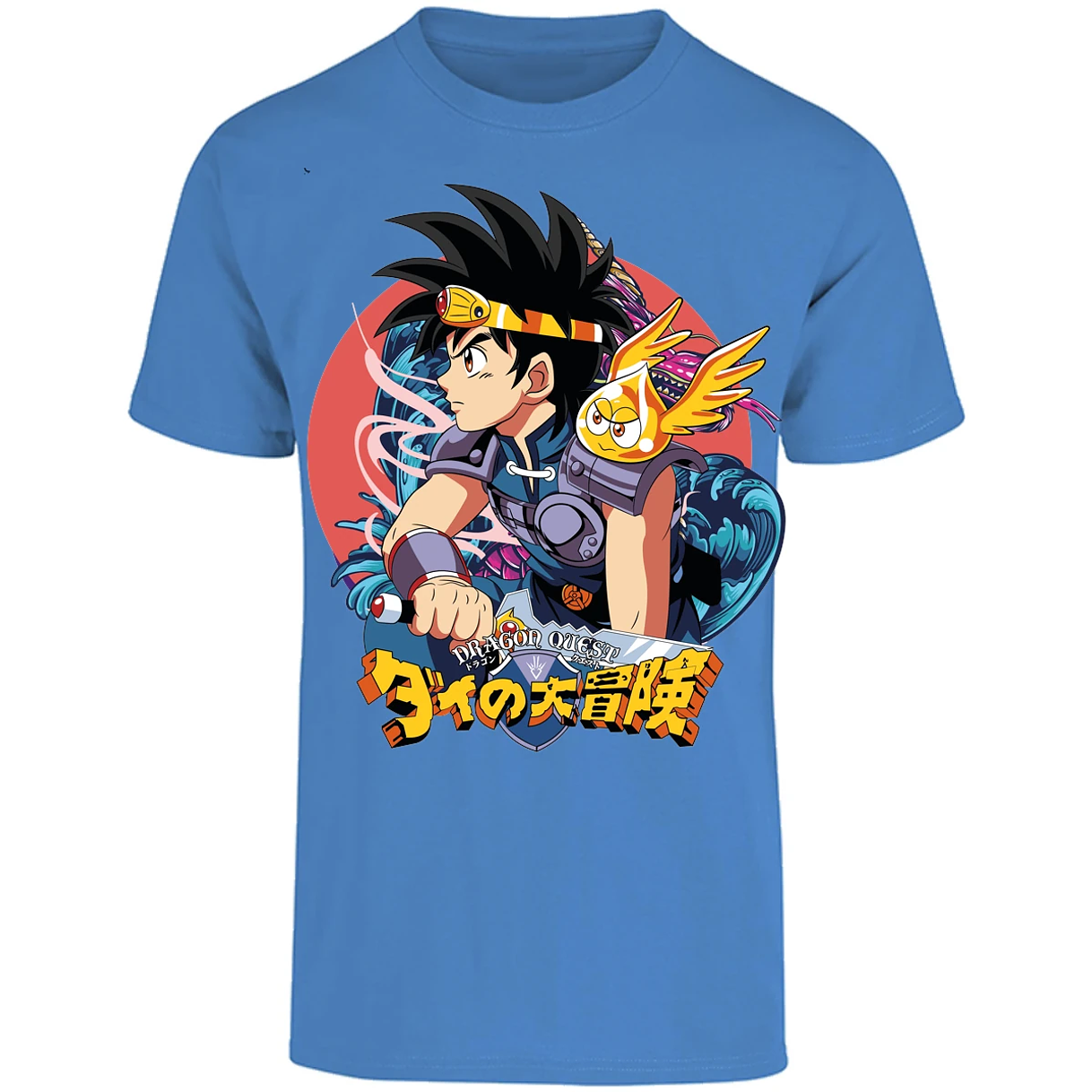 Playera Dragon Quest Dai Anime para Adulto 7