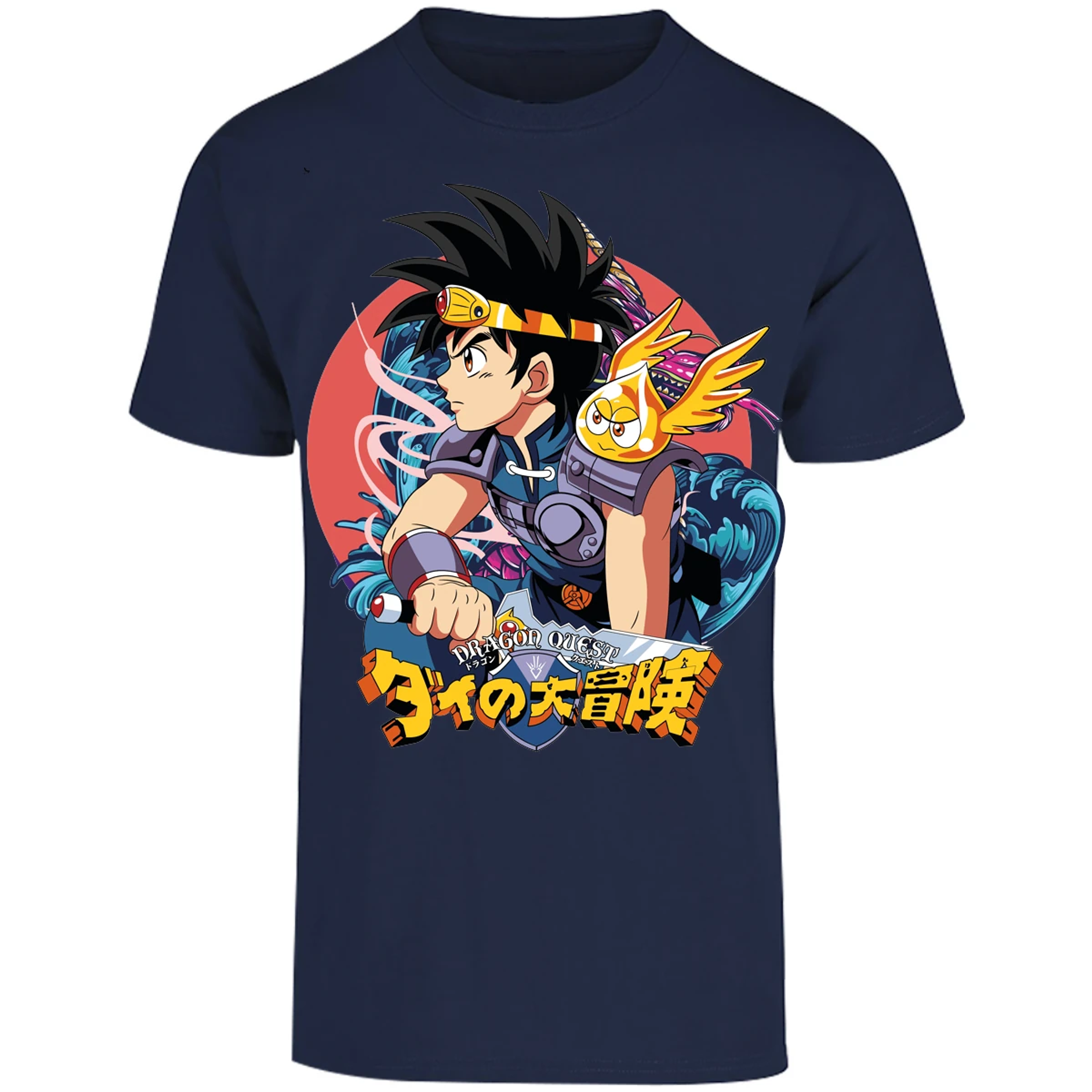 Playera Dragon Quest Dai Anime para Adulto 11