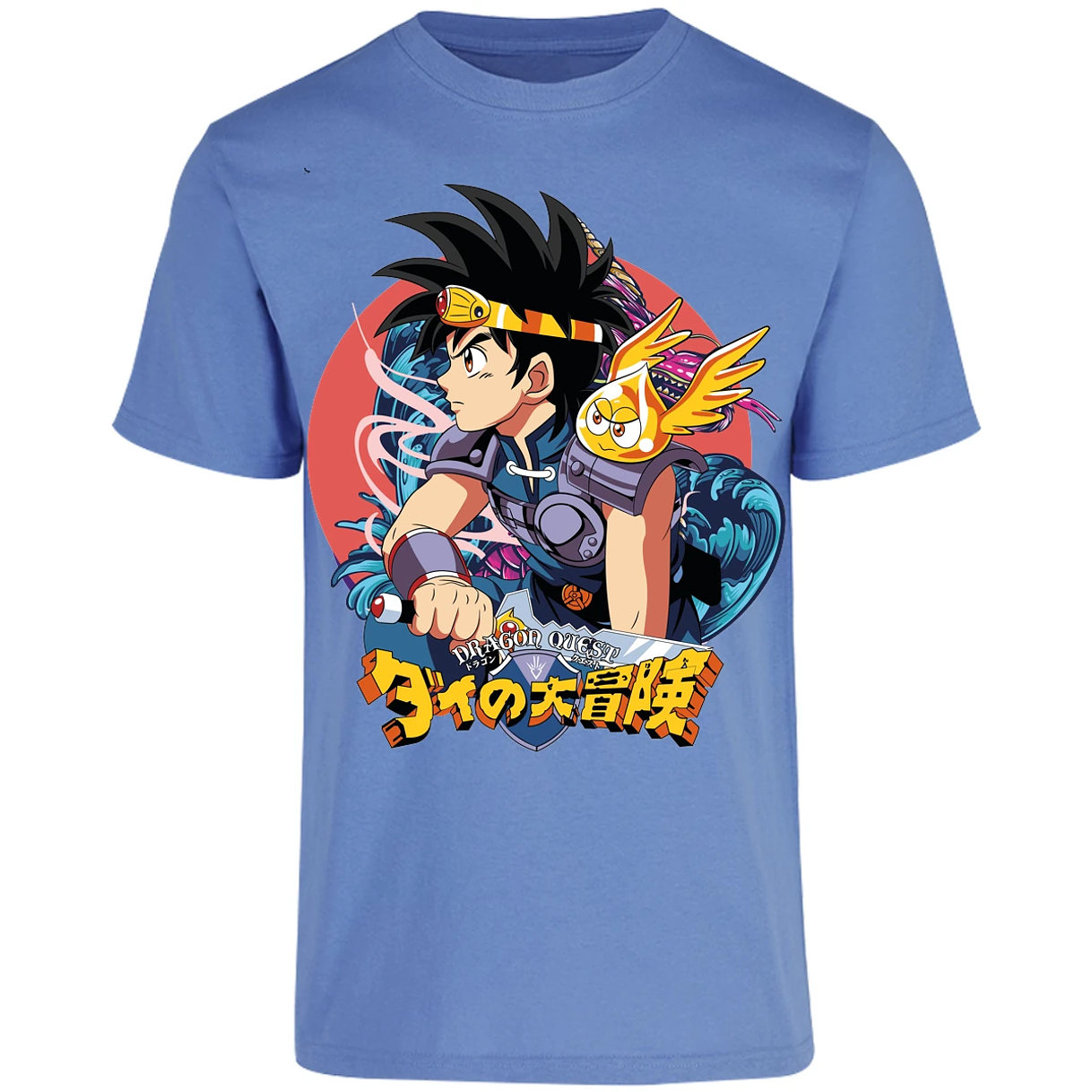 Playera Dragon Quest Dai Anime para Adulto 25
