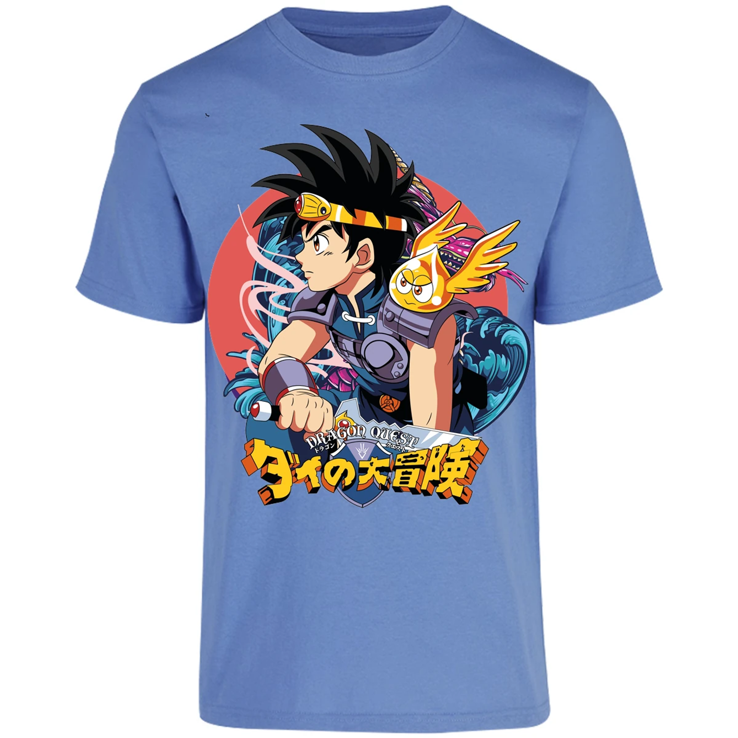 Playera Dragon Quest Dai Anime para Adulto 25