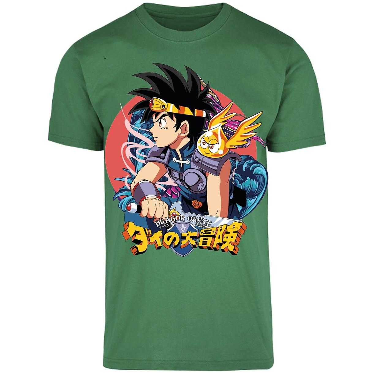 Playera Dragon Quest Dai Anime para Adulto 13