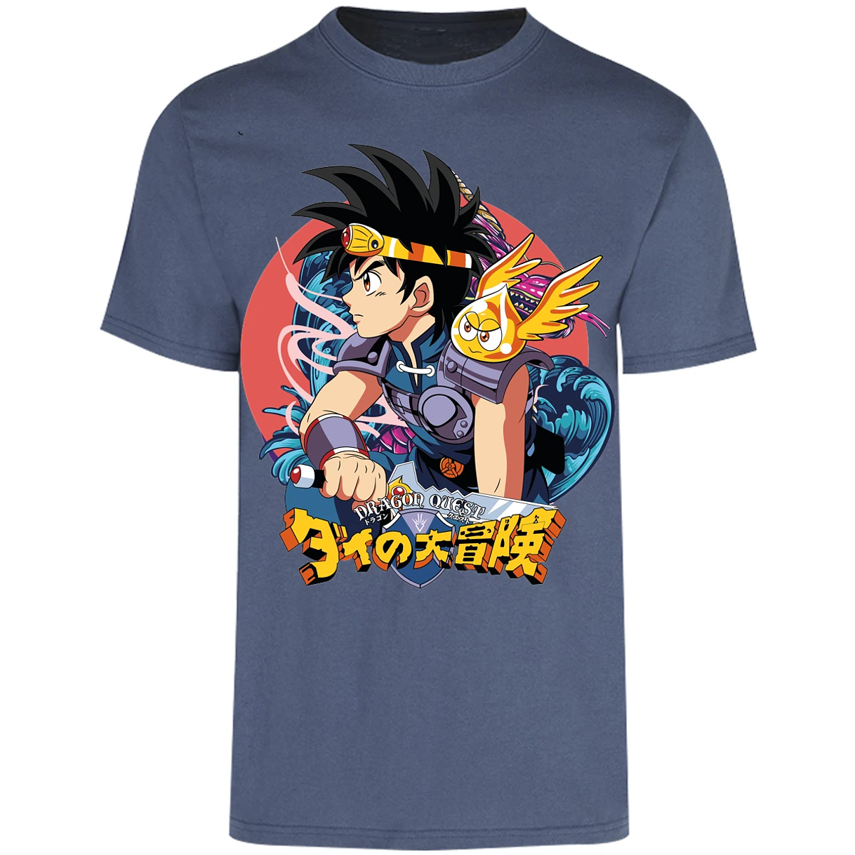 Playera Dragon Quest Dai Anime para Adulto 18