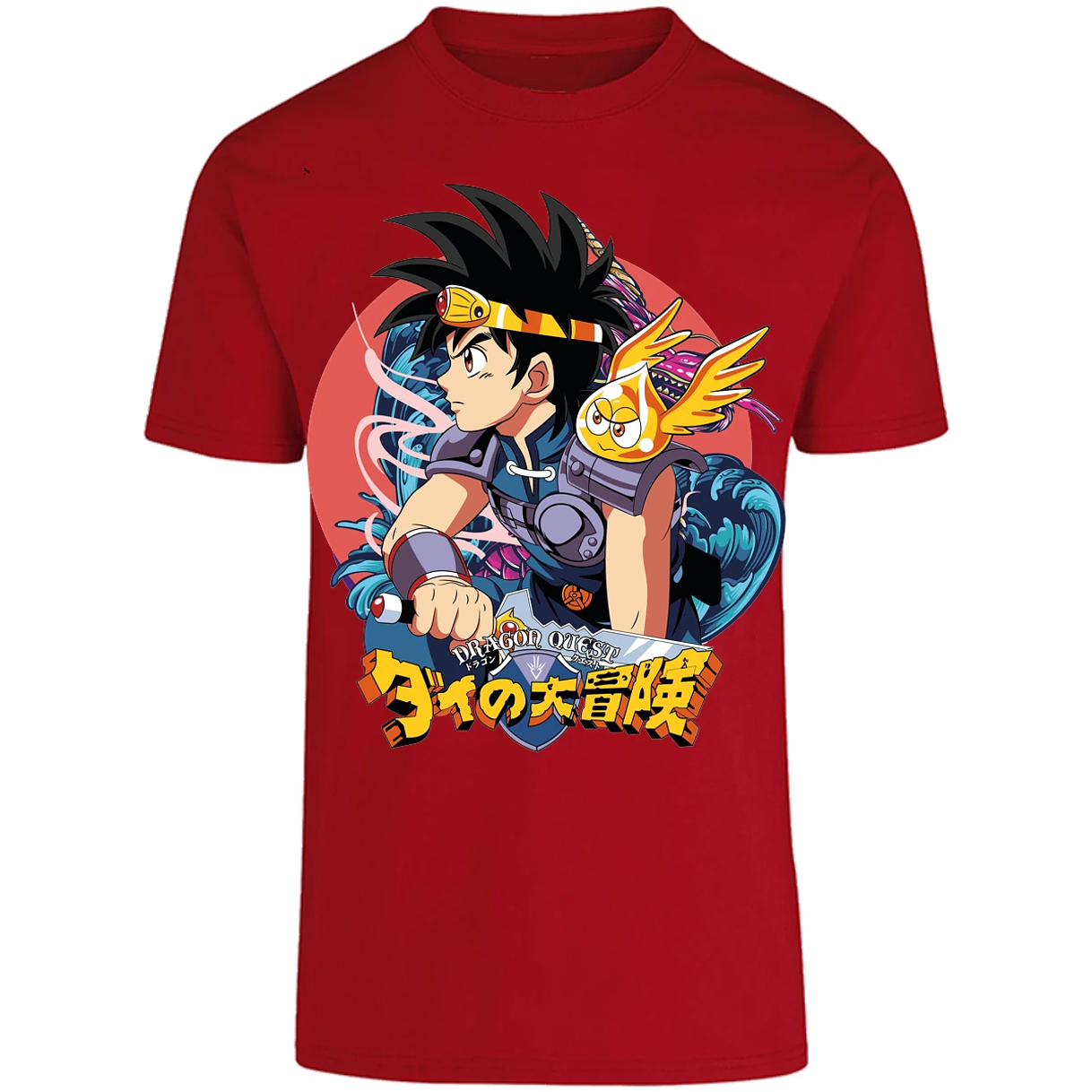 Playera Dragon Quest Dai Anime para Adulto 24