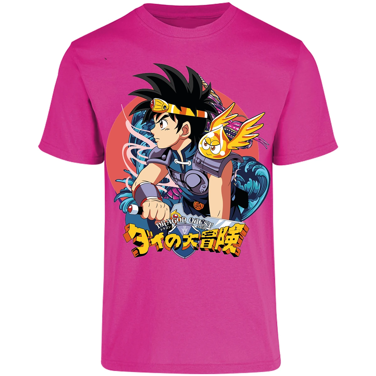 Playera Dragon Quest Dai Anime para Adulto 27