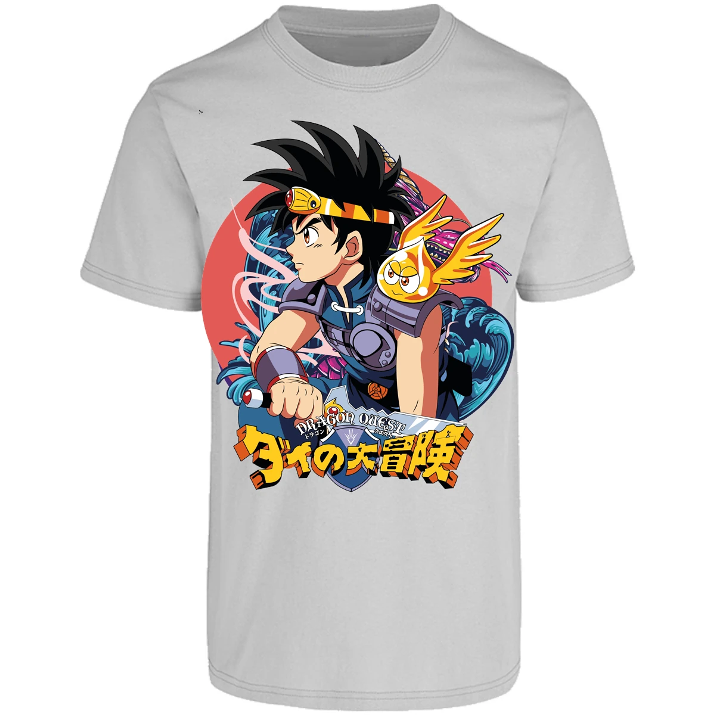 Playera Dragon Quest Dai Anime para Adulto 26
