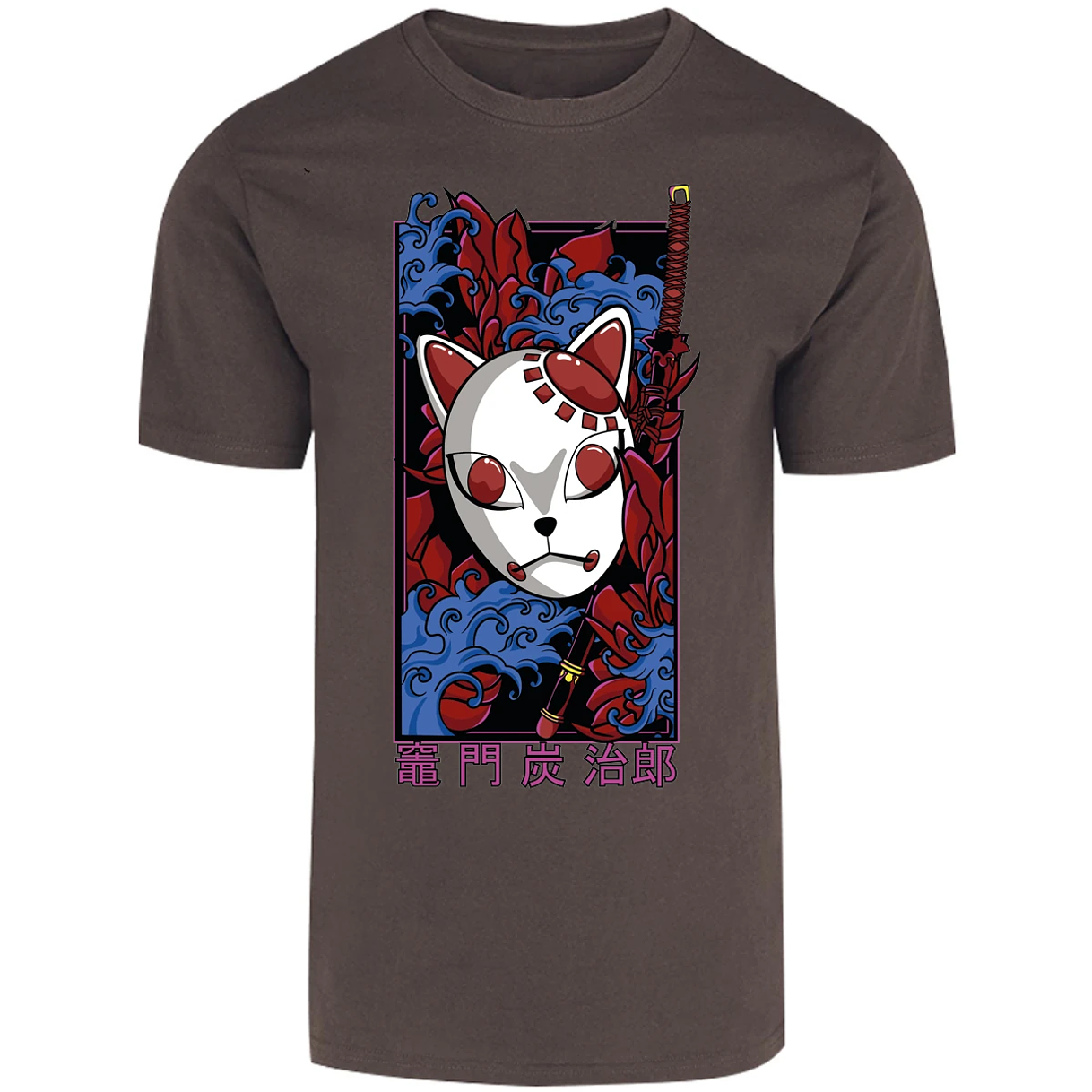 Playera Demon Slayer Mascaras Kimetsu No Yaiba para Adulto 2