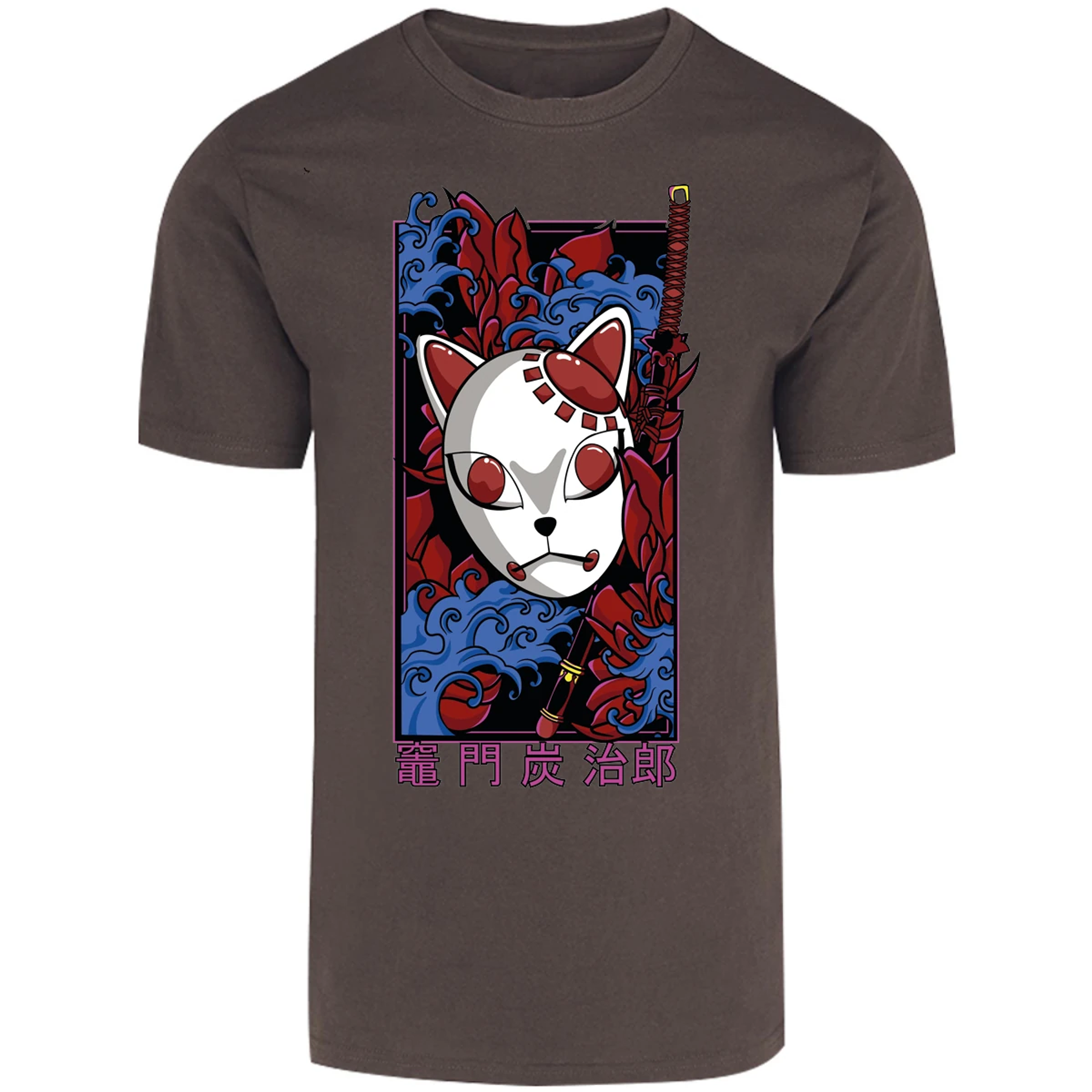 Playera Demon Slayer Mascaras Kimetsu No Yaiba para Adulto 2