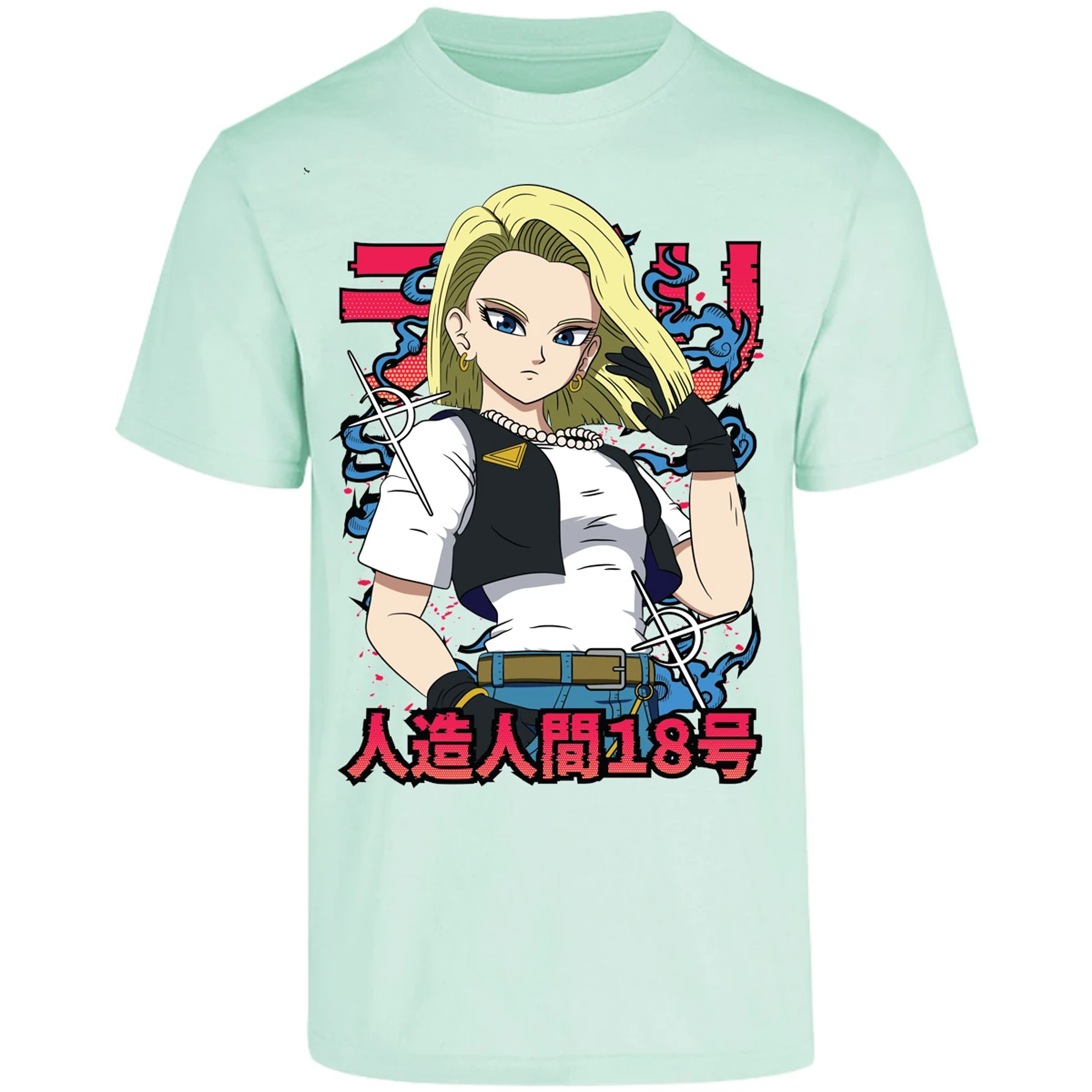 Playera Dragon Ball Androide 18 Anime para Adulto 3