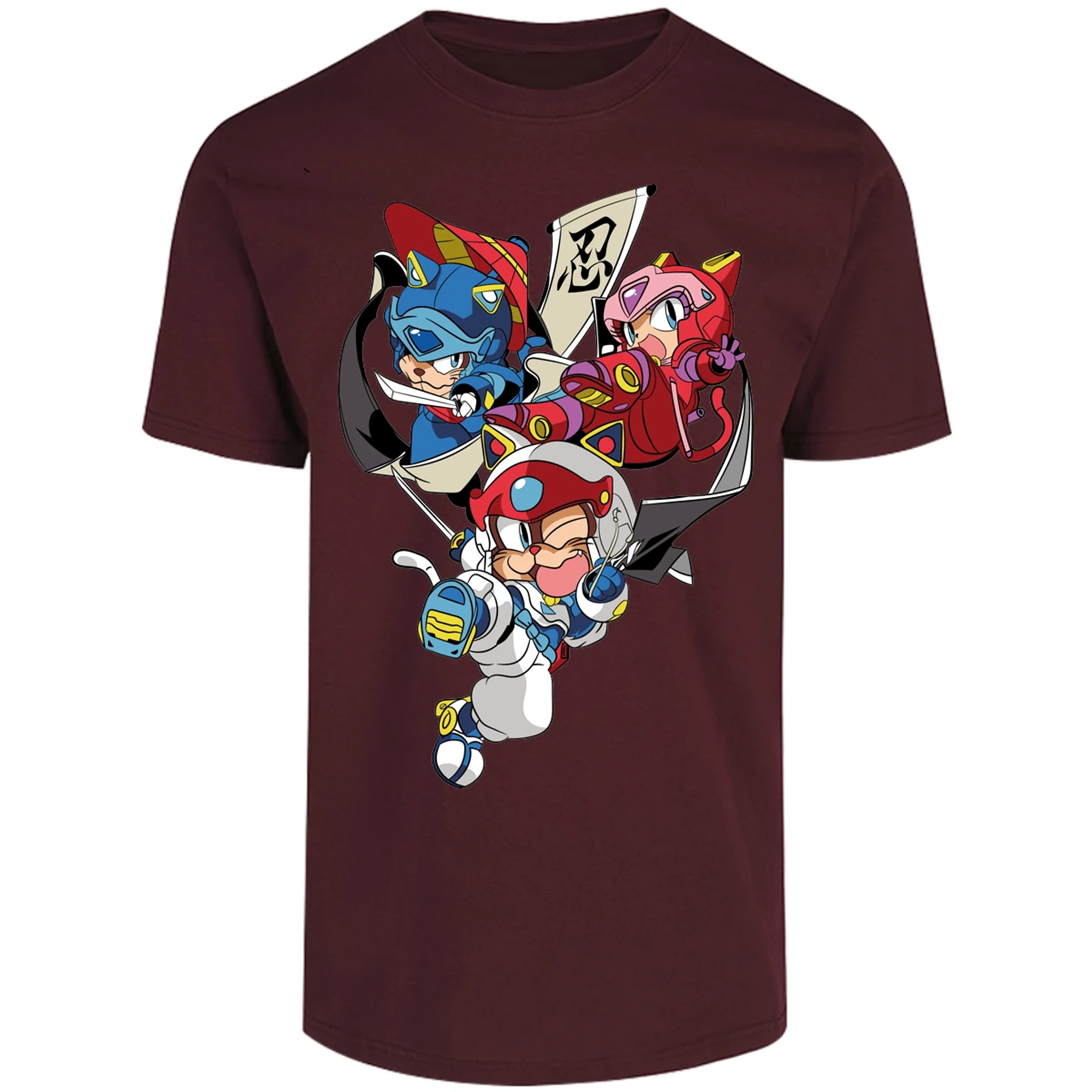 Playera Es De Series Y Peliculas Samurai Pizza Cats para Adulto 4