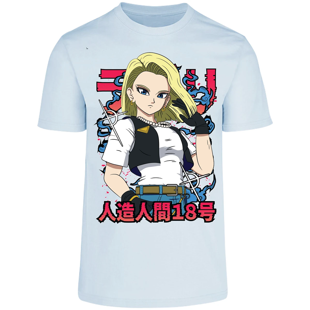 Playera Dragon Ball Androide 18 Anime para Adulto 28