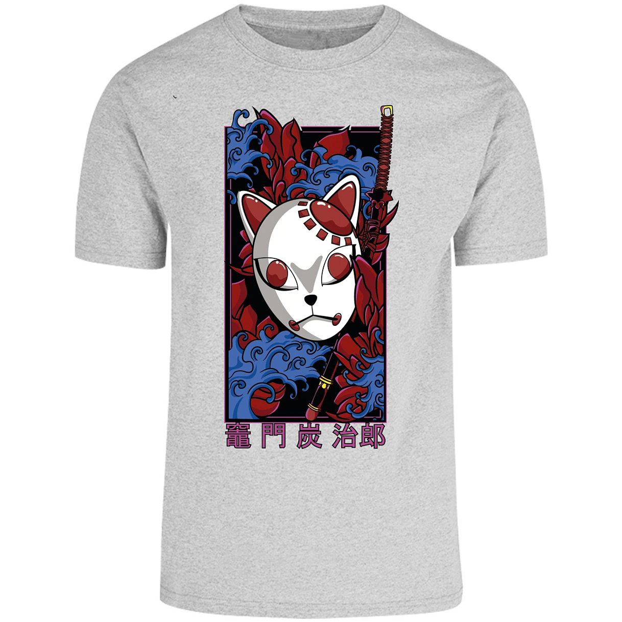 Playera Demon Slayer Mascaras Kimetsu No Yaiba para Adulto 26