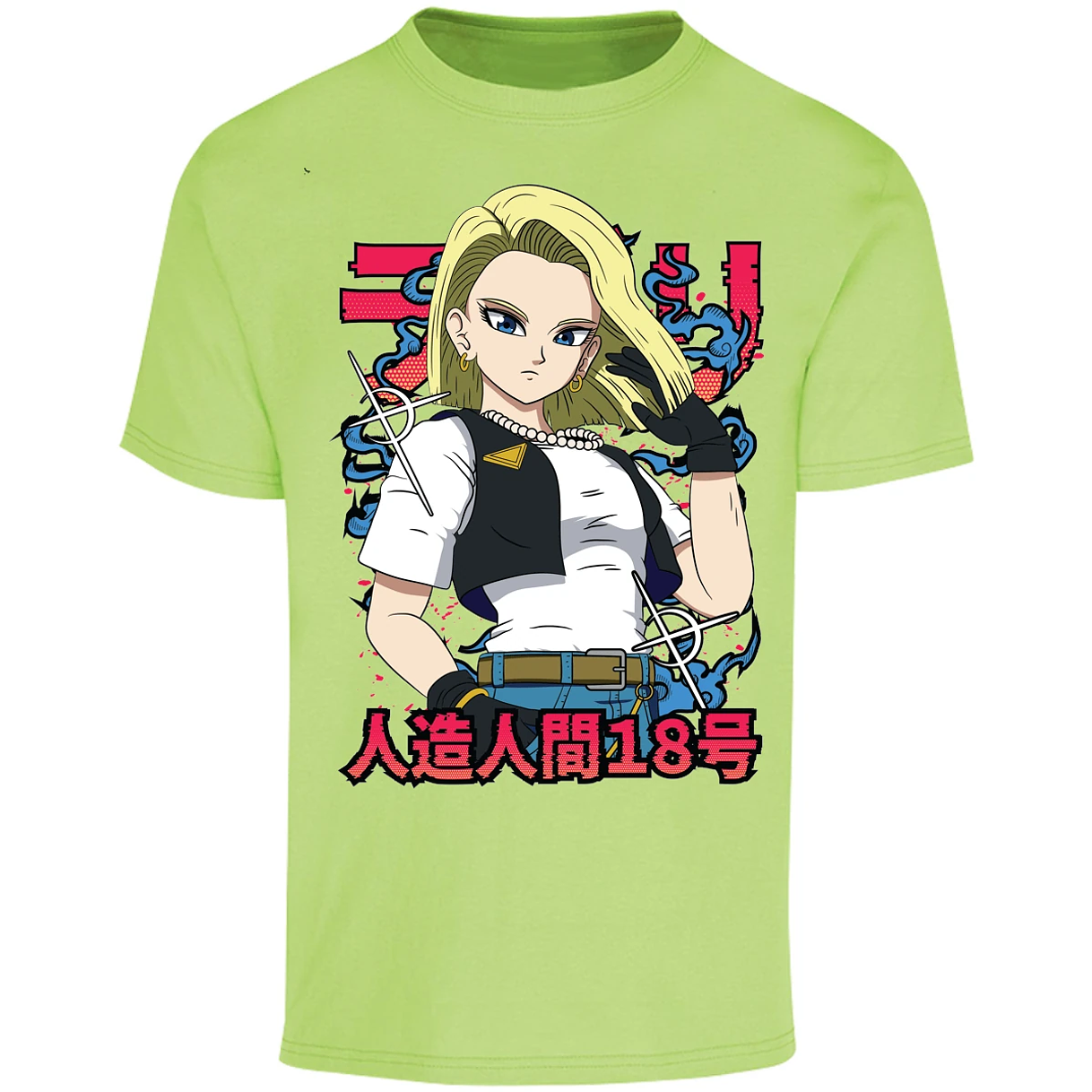 Playera Dragon Ball Androide 18 Anime para Adulto 1