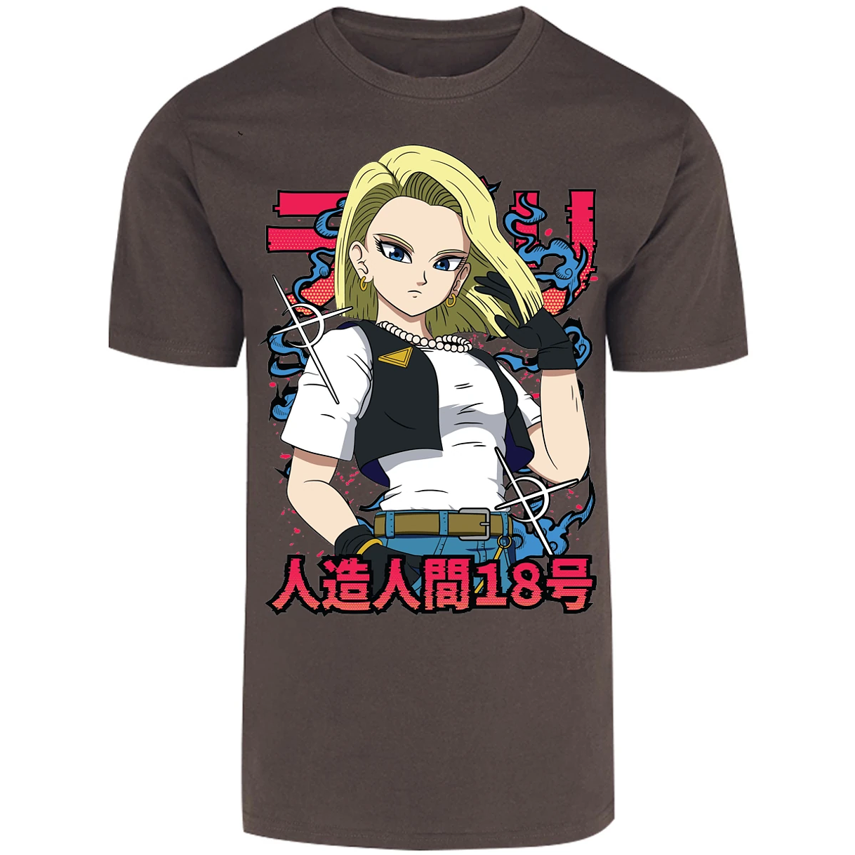 Playera Dragon Ball Androide 18 Anime para Adulto 7