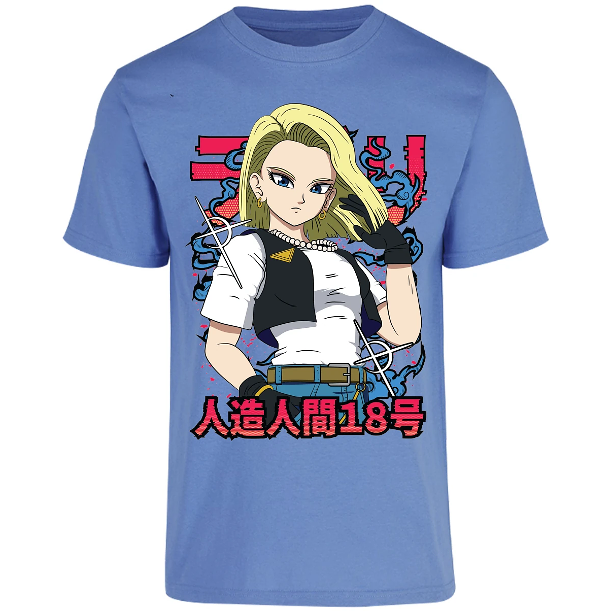 Playera Dragon Ball Androide 18 Anime para Adulto 22