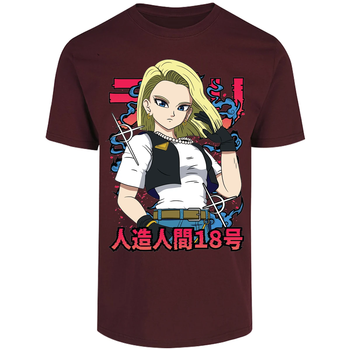 Playera Dragon Ball Androide 18 Anime para Adulto 16