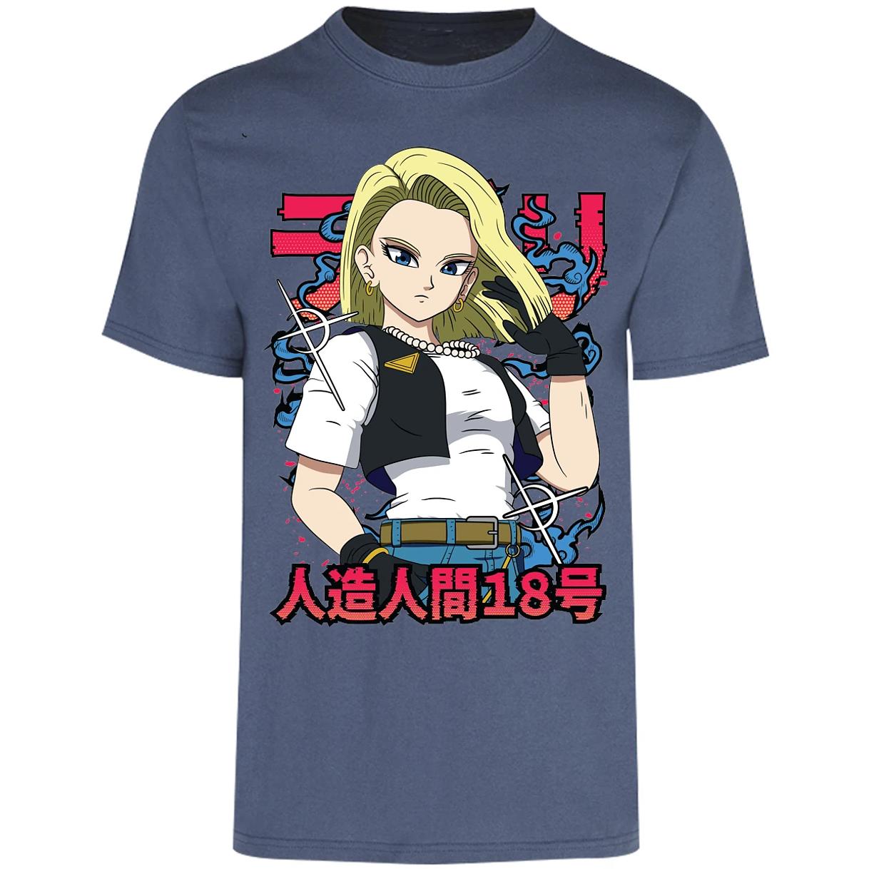 Playera Dragon Ball Androide 18 Anime para Adulto 24