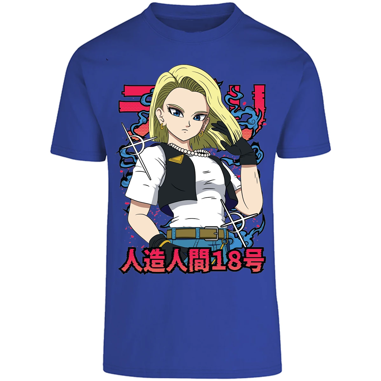 Playera Dragon Ball Androide 18 Anime para Adulto 26