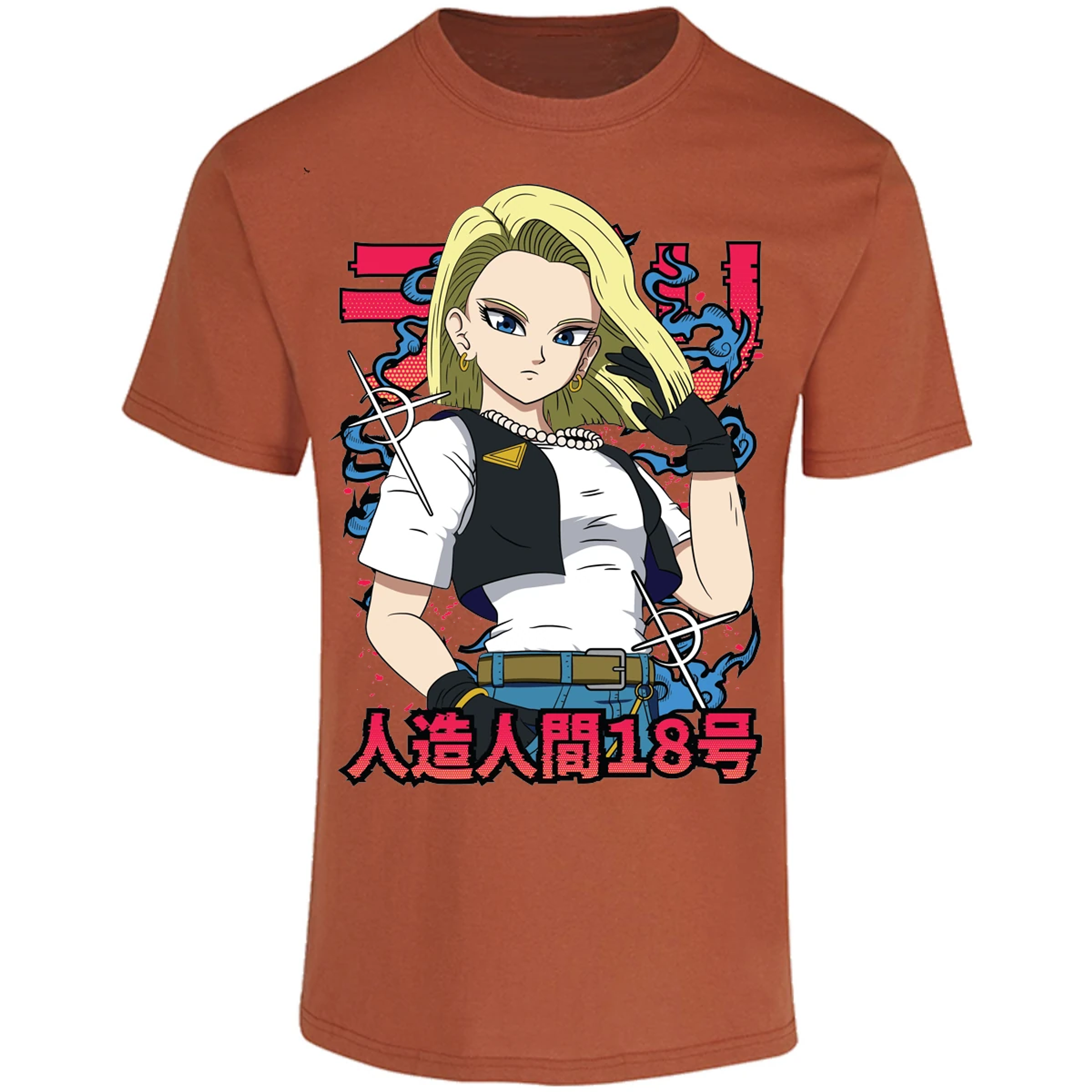 Playera Dragon Ball Androide 18 Anime para Adulto 30
