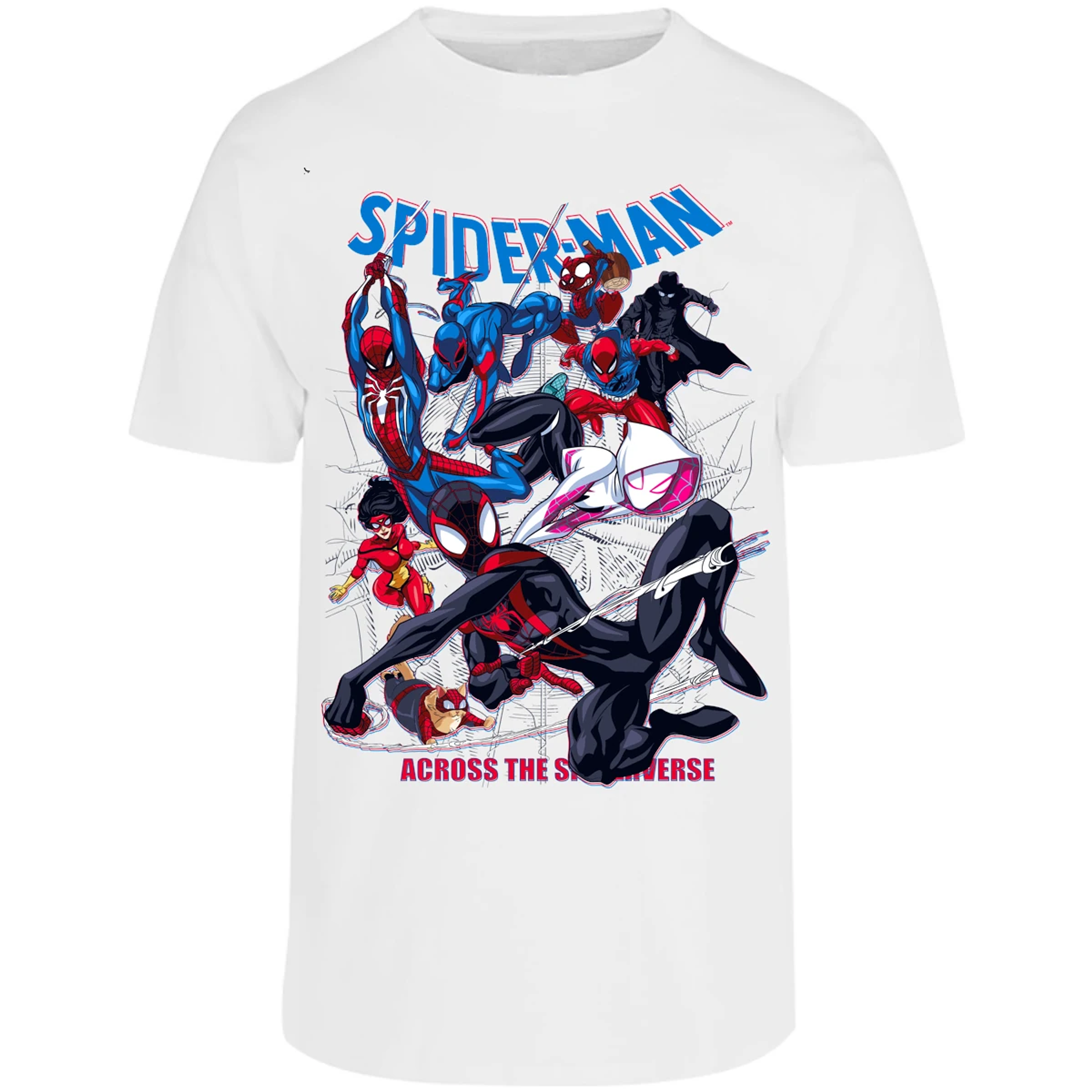 Playera Es De Series Y Peliculas Across The Spiderverse para Adulto 7