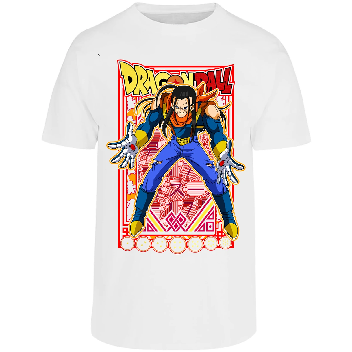 Playera Dragon Ball Anime Androide 17 para Adulto 17