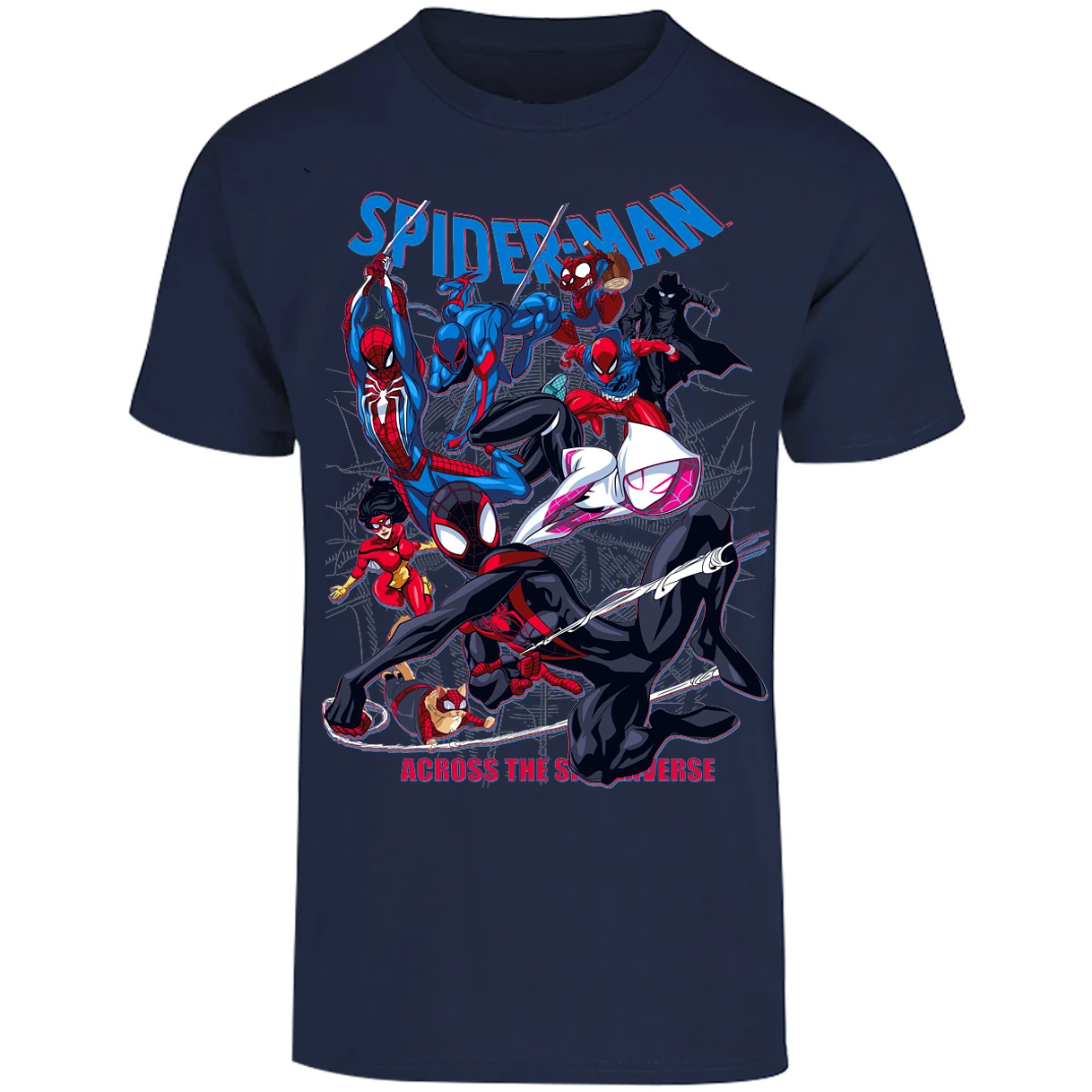 Playera Es De Series Y Peliculas Across The Spiderverse para Adulto 5