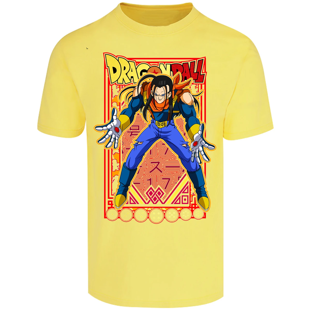 Playera Dragon Ball Anime Androide 17 para Adulto 14