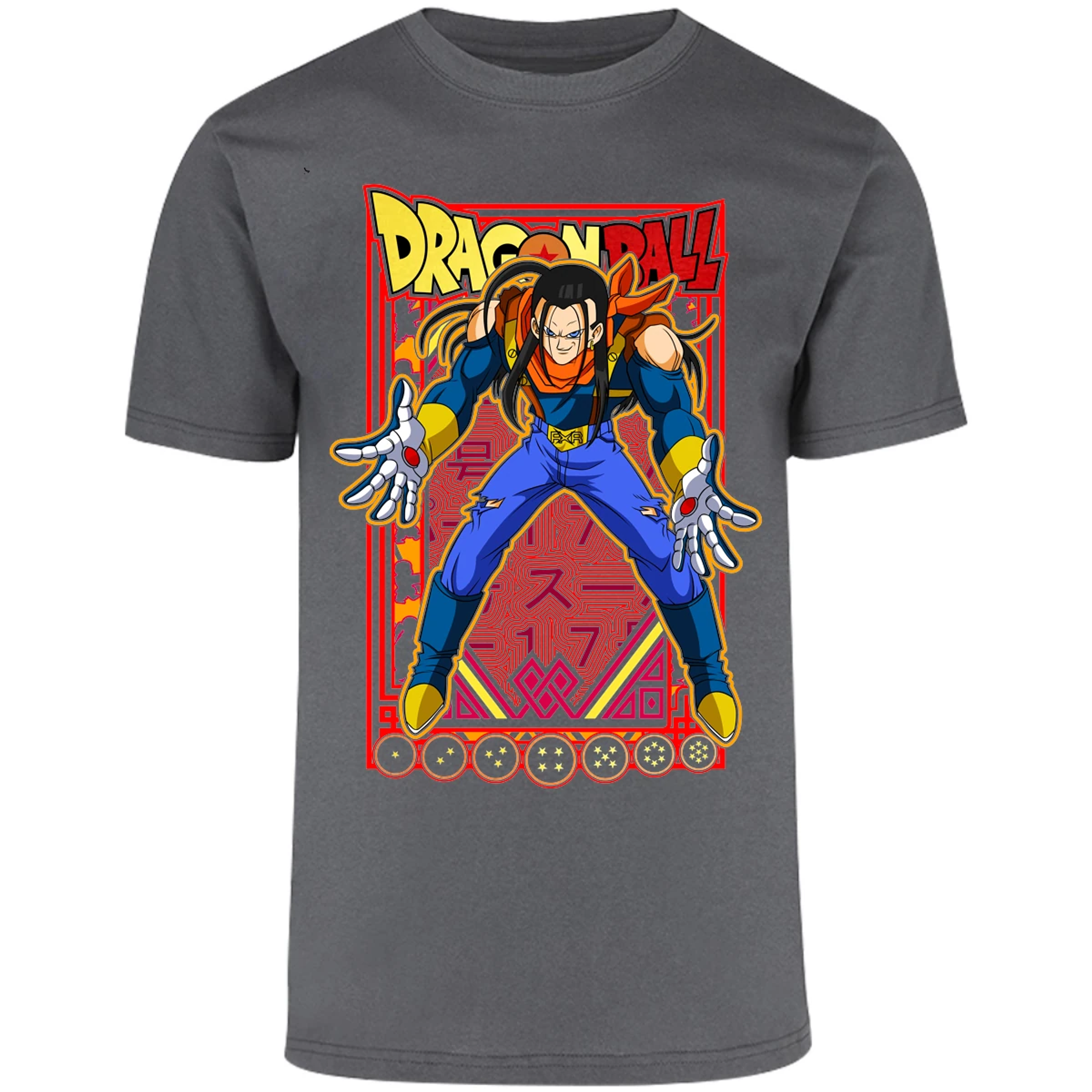 Playera Dragon Ball Anime Androide 17 para Adulto 5