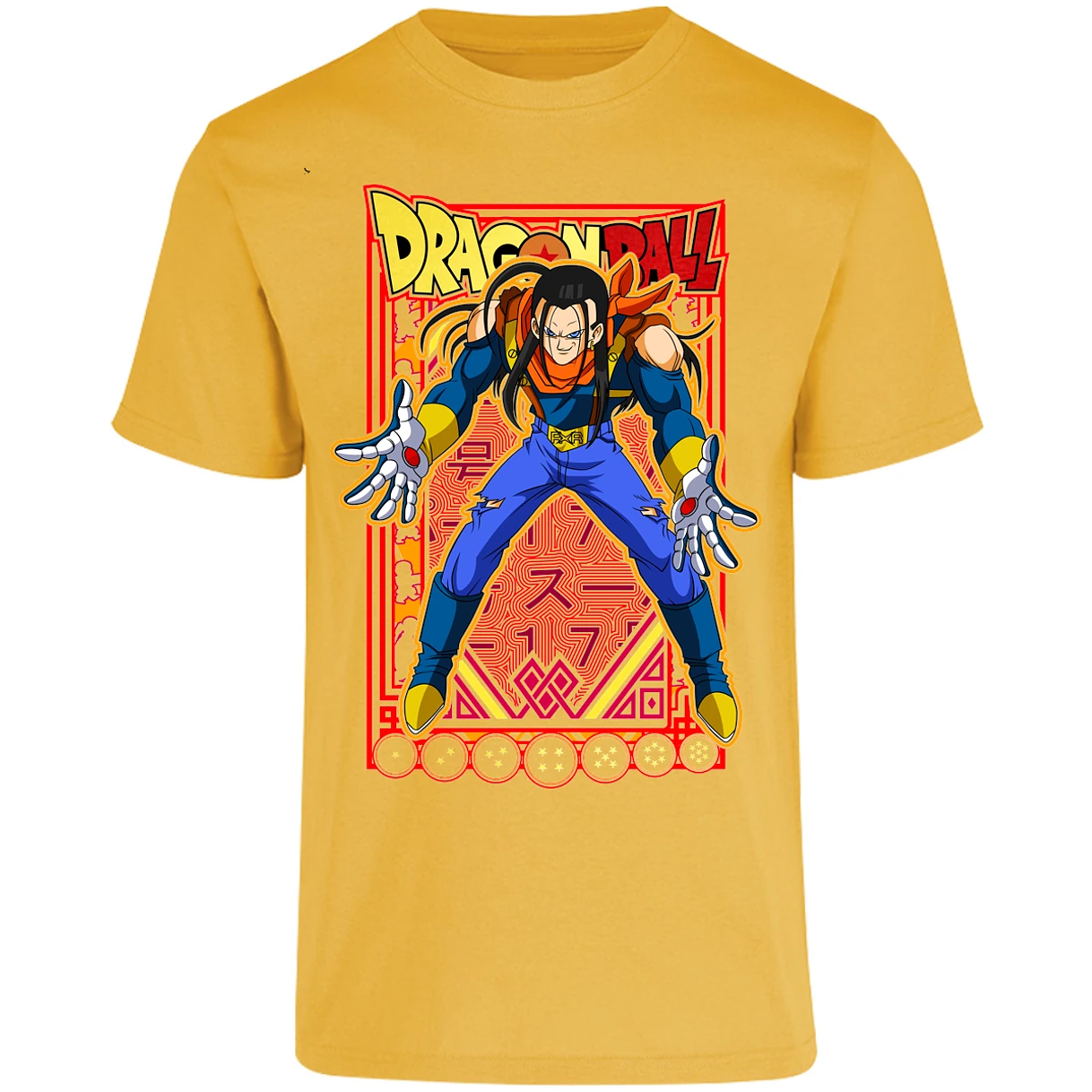 Playera Dragon Ball Anime Androide 17 para Adulto 6