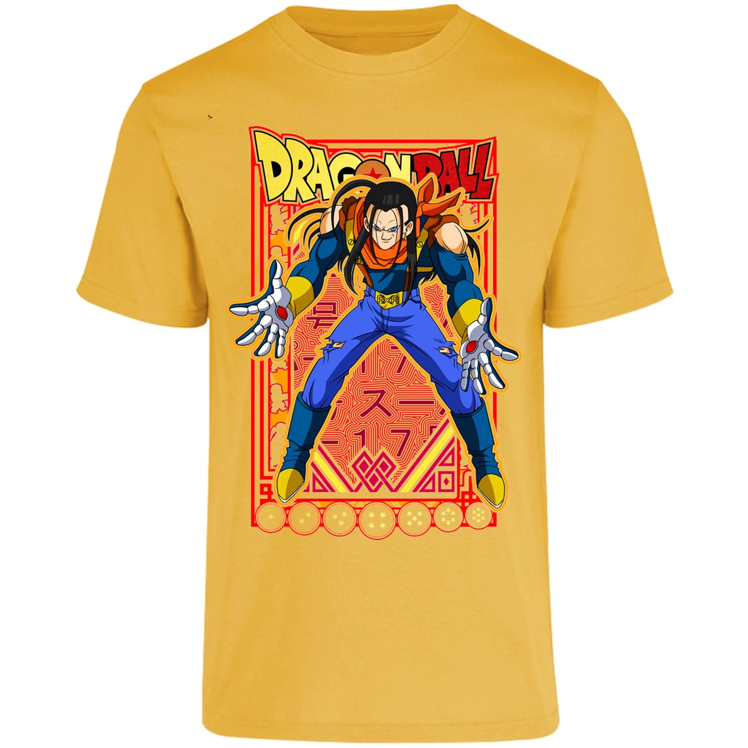 Playera Dragon Ball Anime Androide 17 para Adulto 6