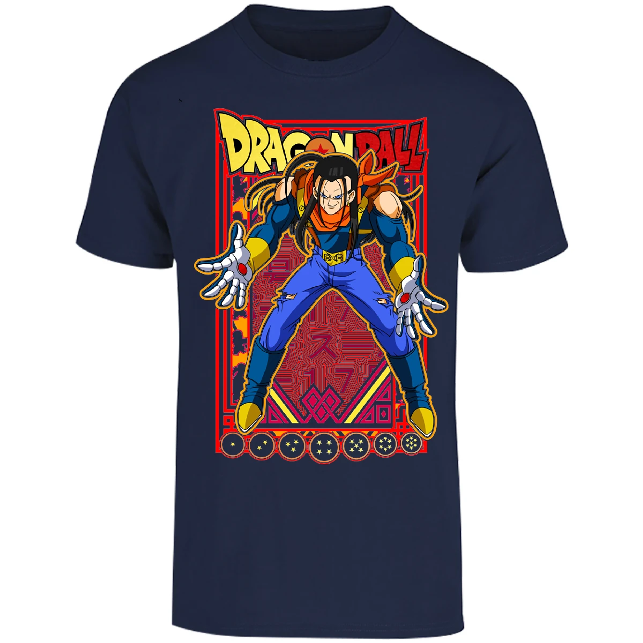 Playera Dragon Ball Anime Androide 17 para Adulto 11
