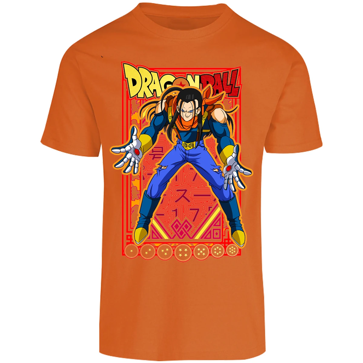 Playera Dragon Ball Anime Androide 17 para Adulto 12