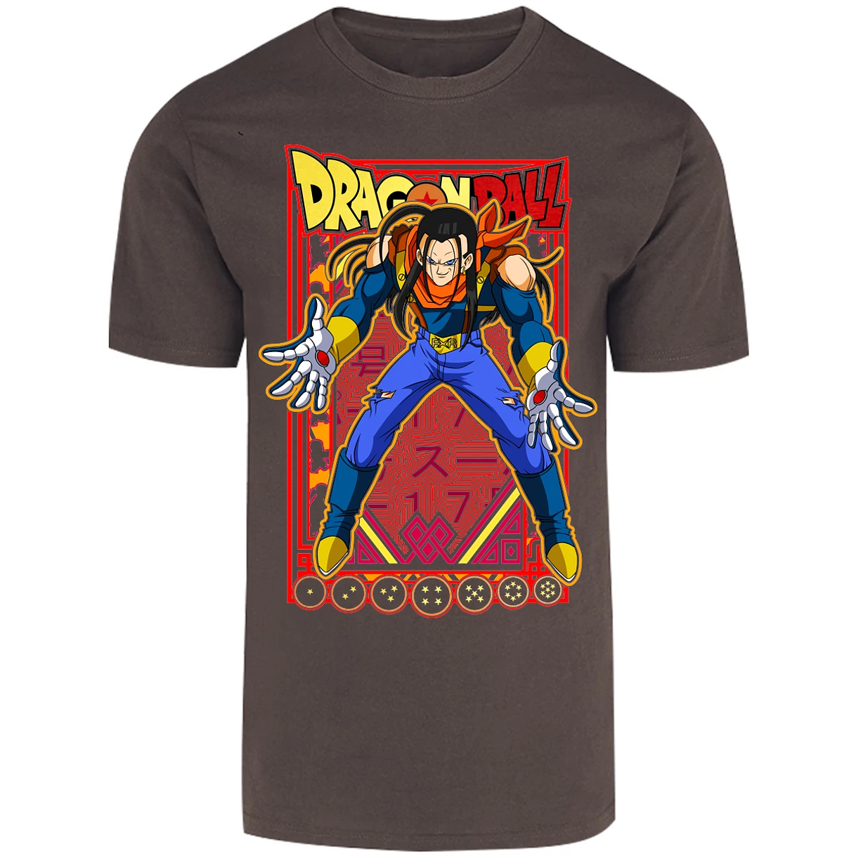 Playera Dragon Ball Anime Androide 17 para Adulto 28