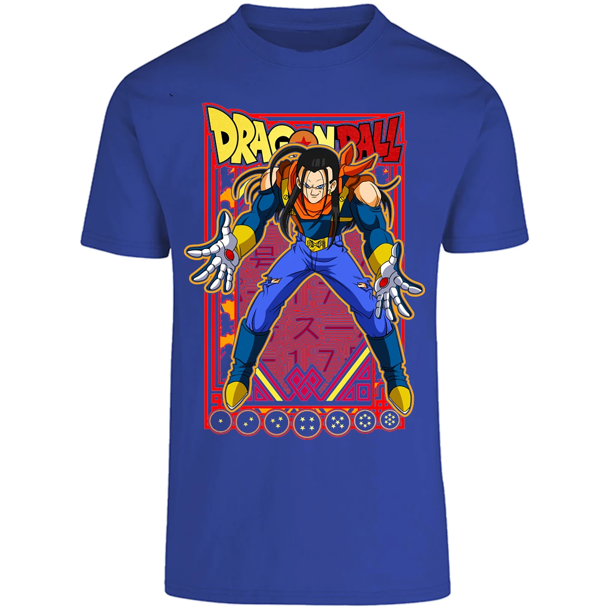 Playera Dragon Ball Anime Androide 17 para Adulto 15