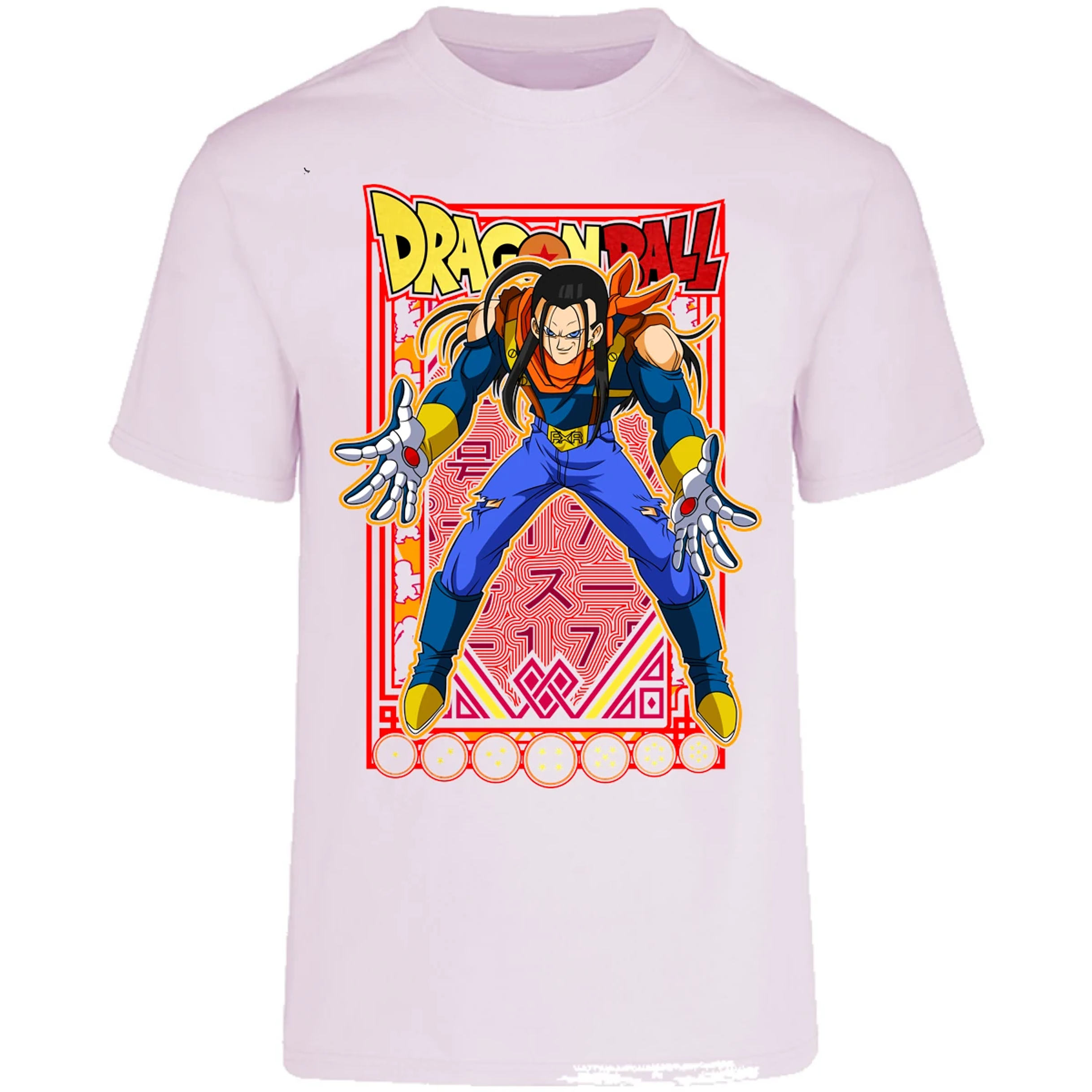 Playera Dragon Ball Anime Androide 17 para Adulto 26