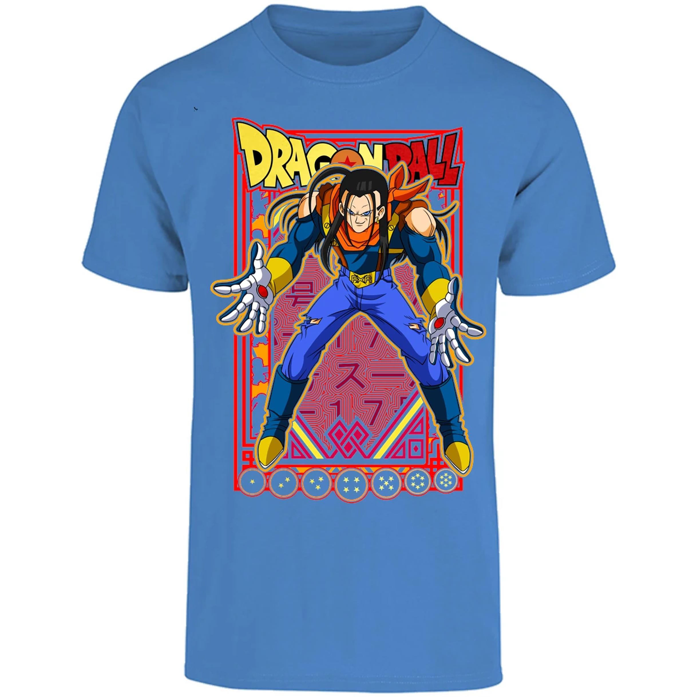 Playera Dragon Ball Anime Androide 17 para Adulto 27