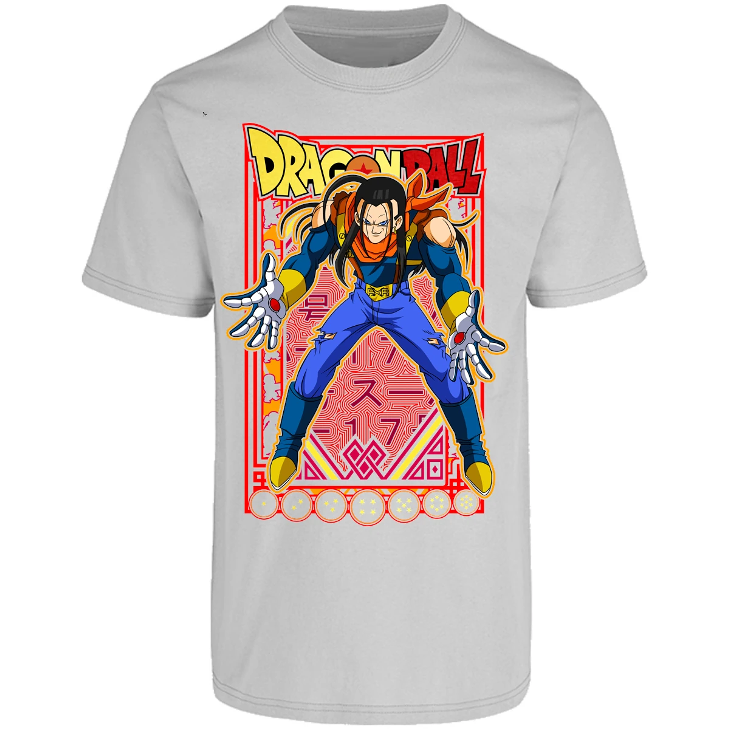 Playera Dragon Ball Anime Androide 17 para Adulto 30