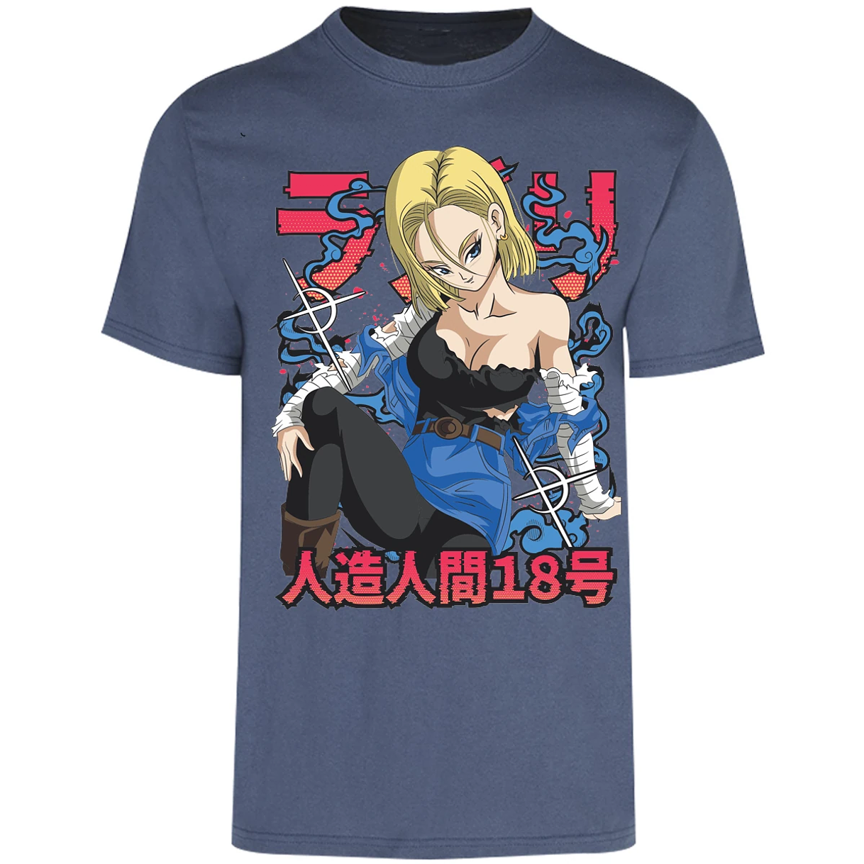 Playera Dragon Ball Anime Androide 18 para Adulto 4