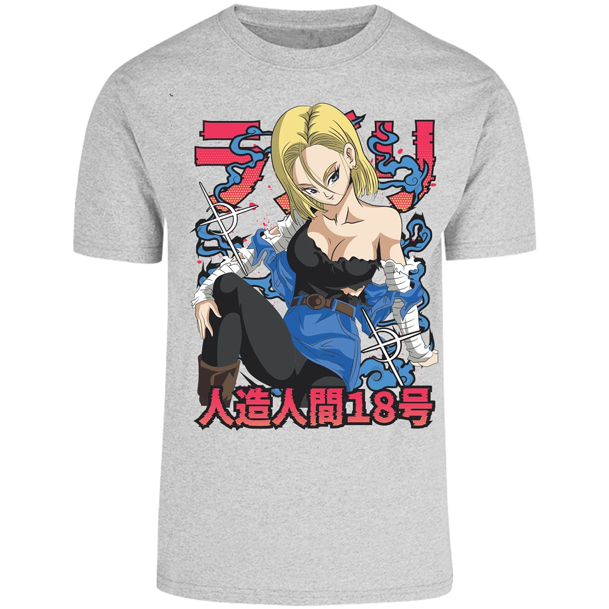Playera Dragon Ball Anime Androide 18 para Adulto 8