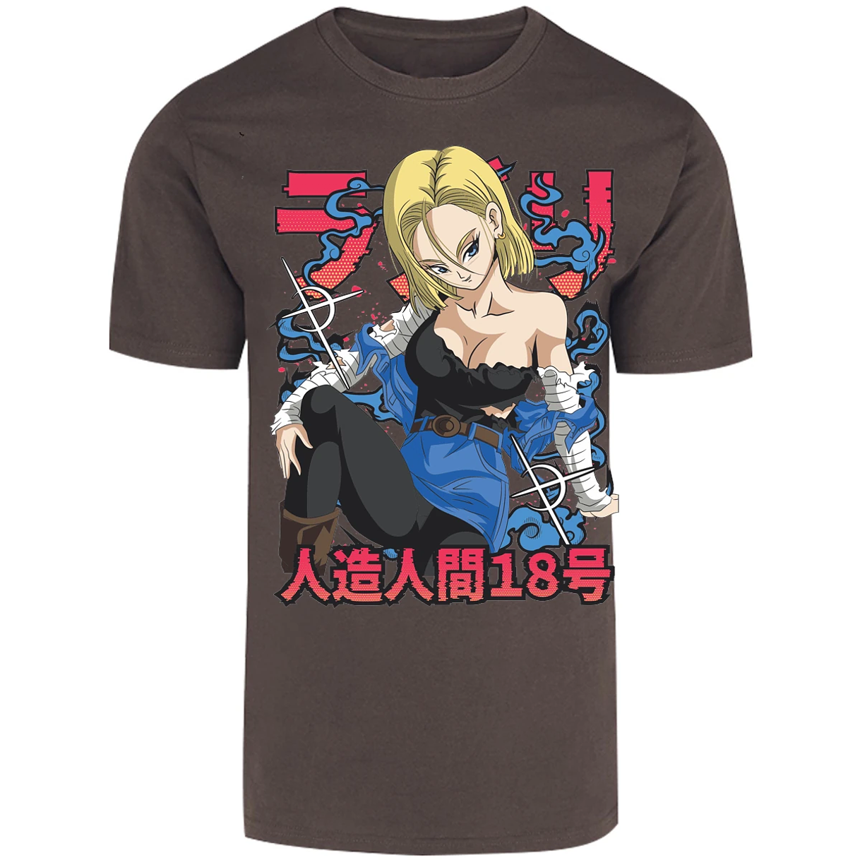 Playera Dragon Ball Anime Androide 18 para Adulto 9
