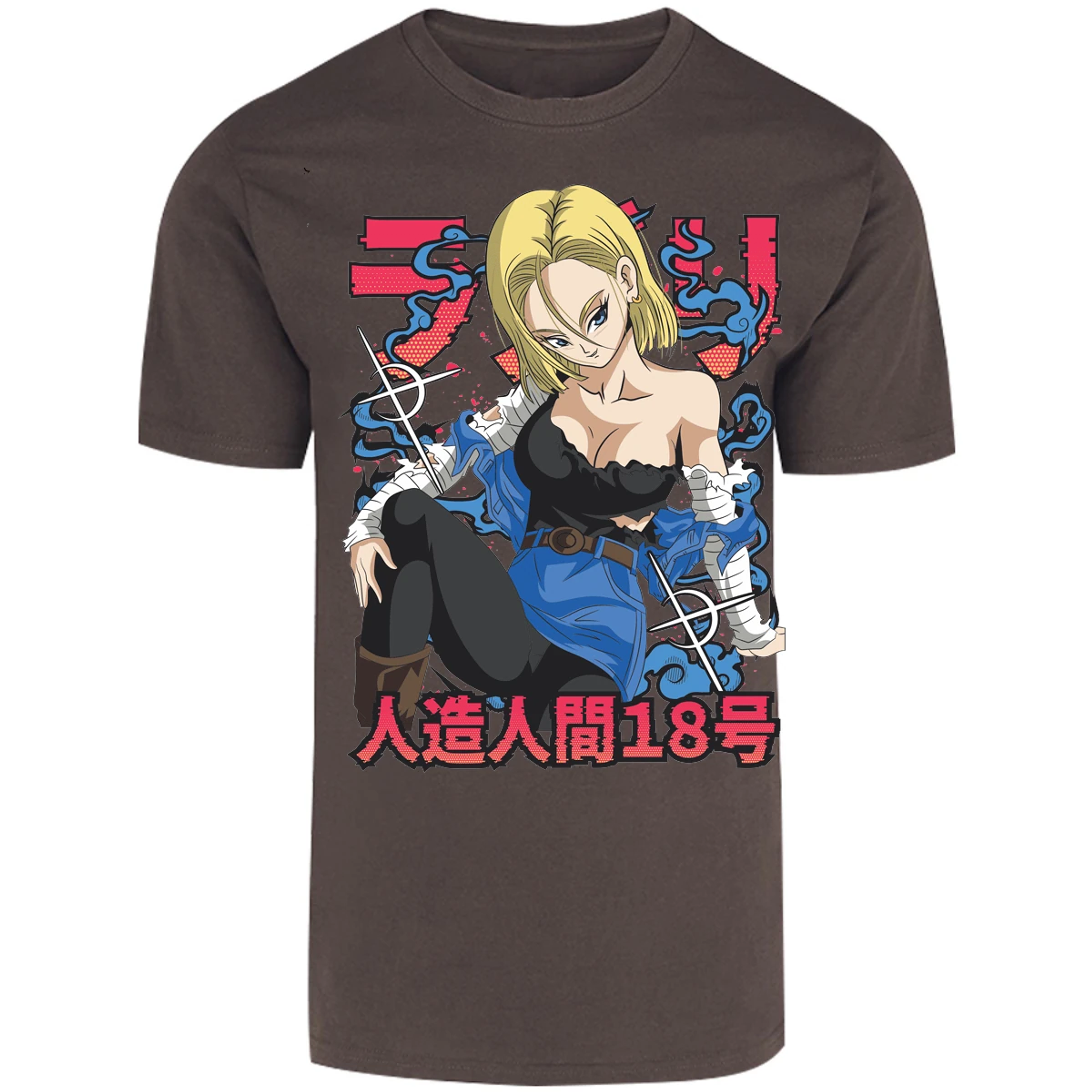 Playera Dragon Ball Anime Androide 18 para Adulto 9