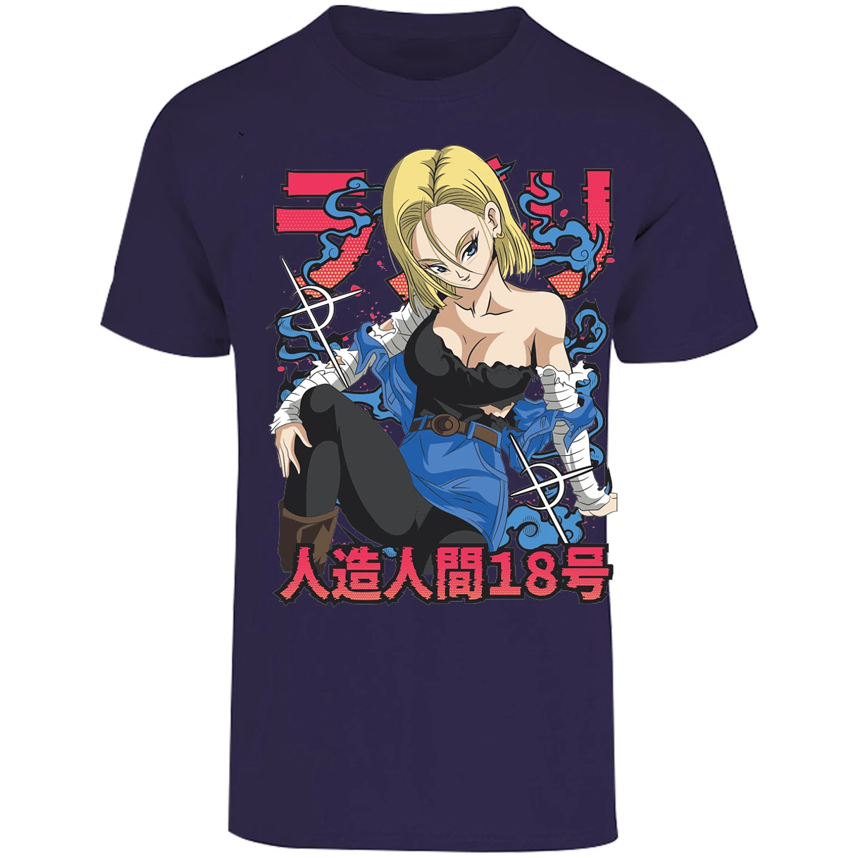 Playera Dragon Ball Anime Androide 18 para Adulto 10