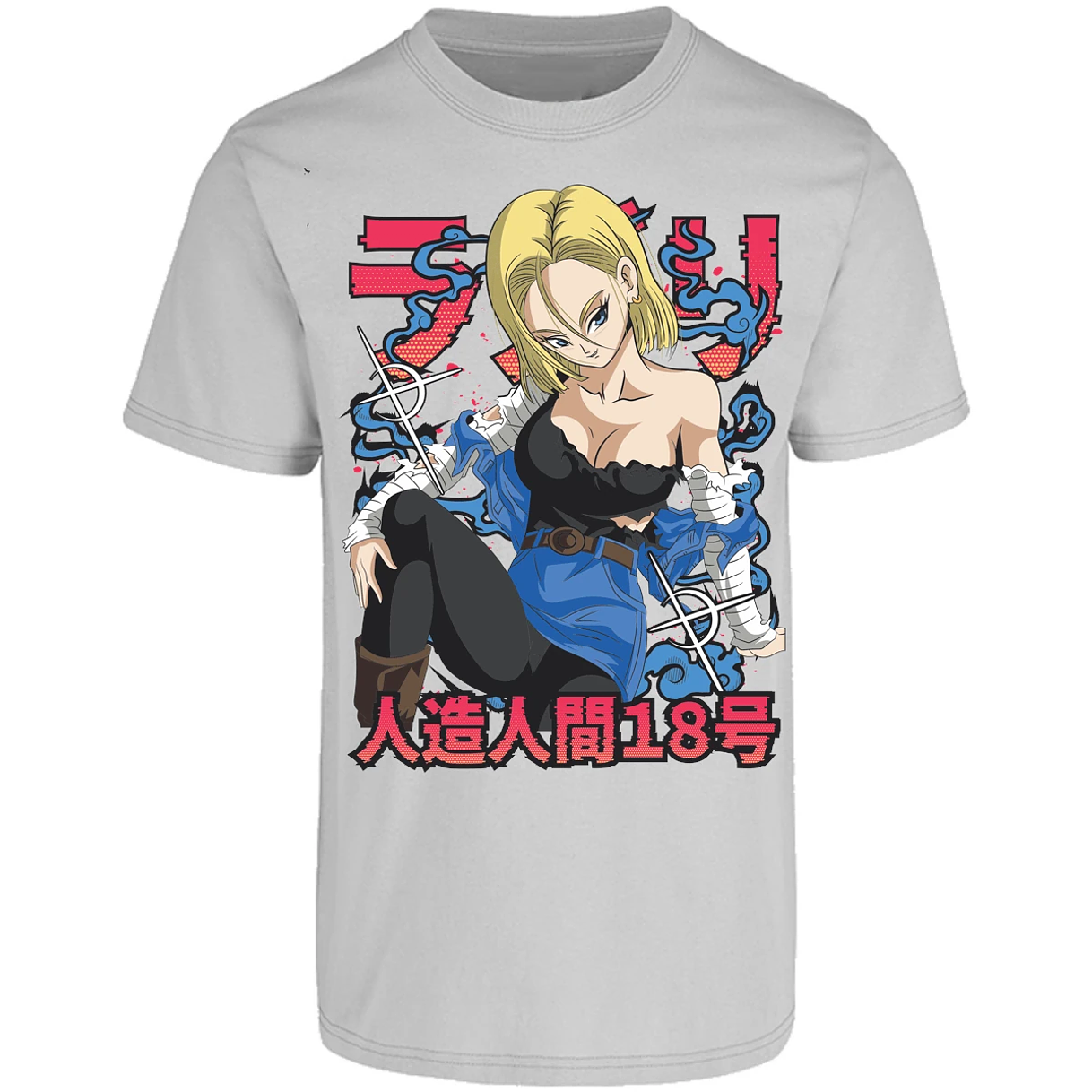 Playera Dragon Ball Anime Androide 18 para Adulto 11