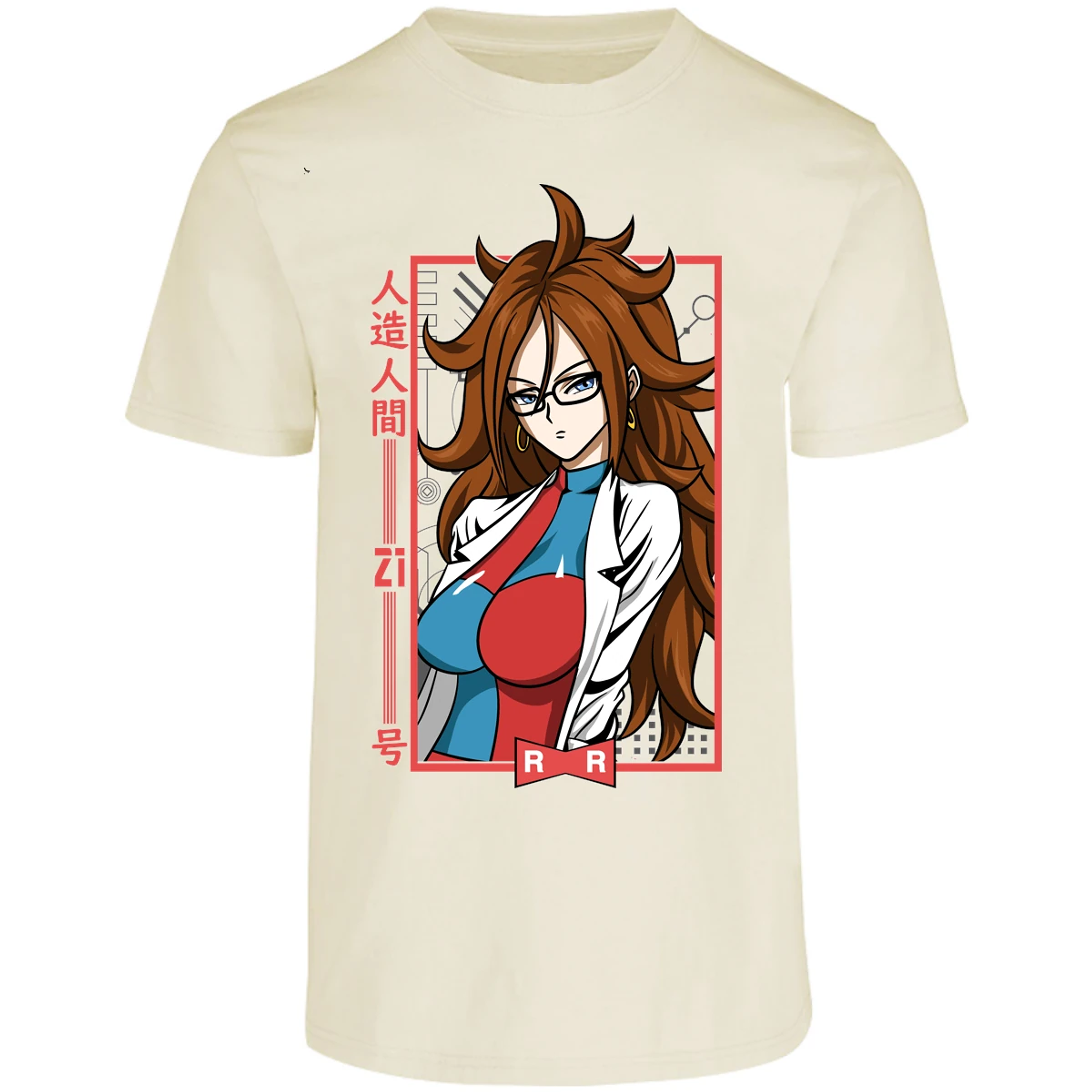 Playera Dragon Ball Anime Androide 21 para Adulto 25