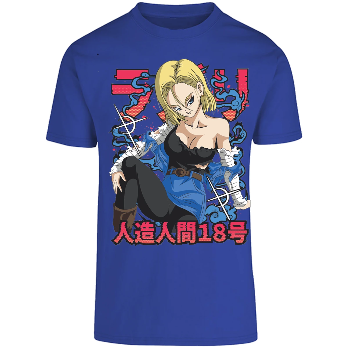 Playera Dragon Ball Anime Androide 18 para Adulto 22