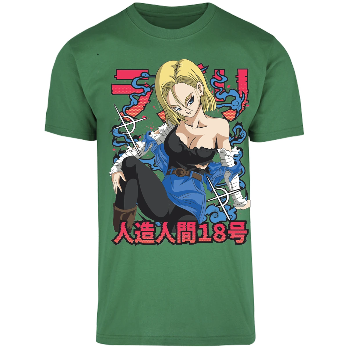 Playera Dragon Ball Anime Androide 18 para Adulto 26