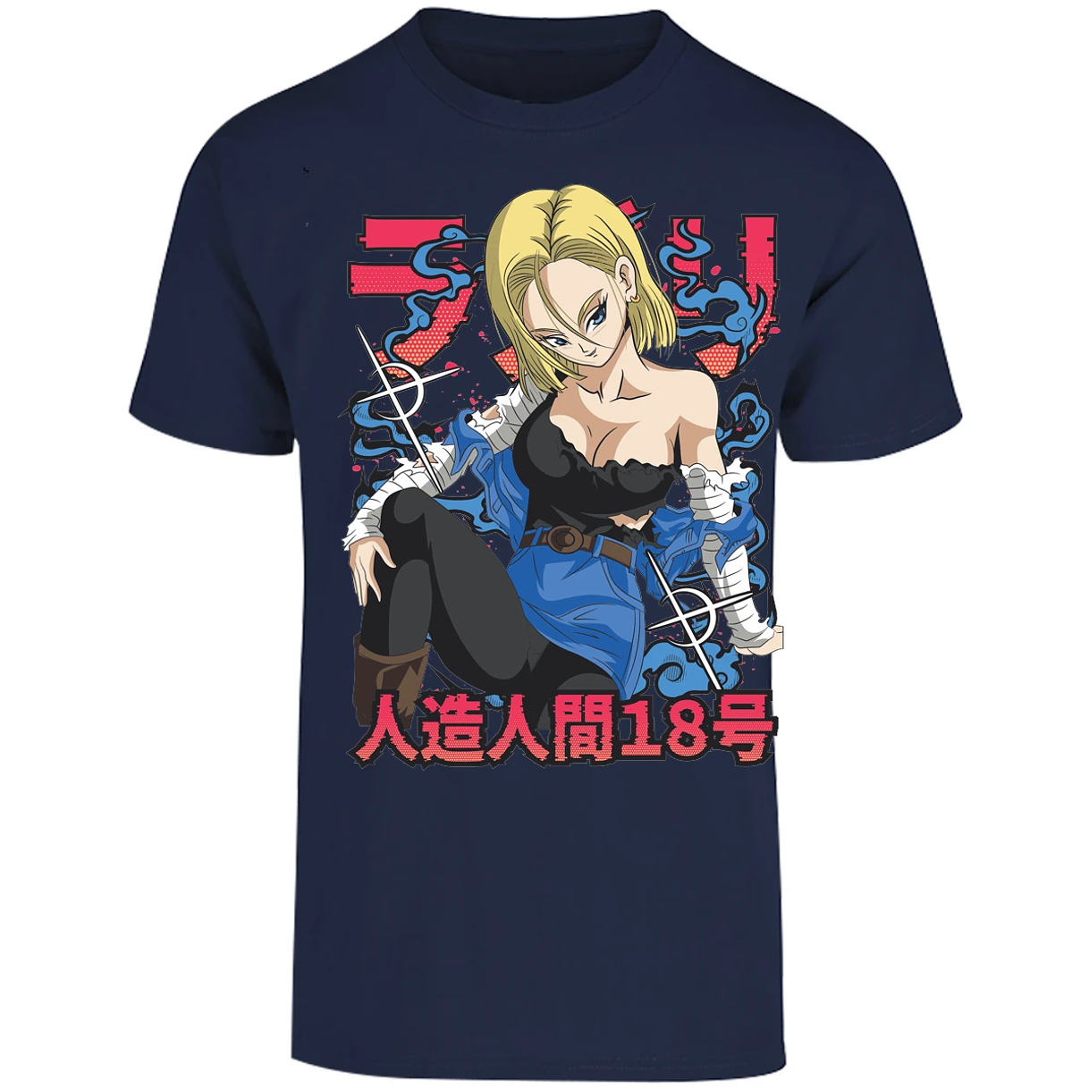Playera Dragon Ball Anime Androide 18 para Adulto 30