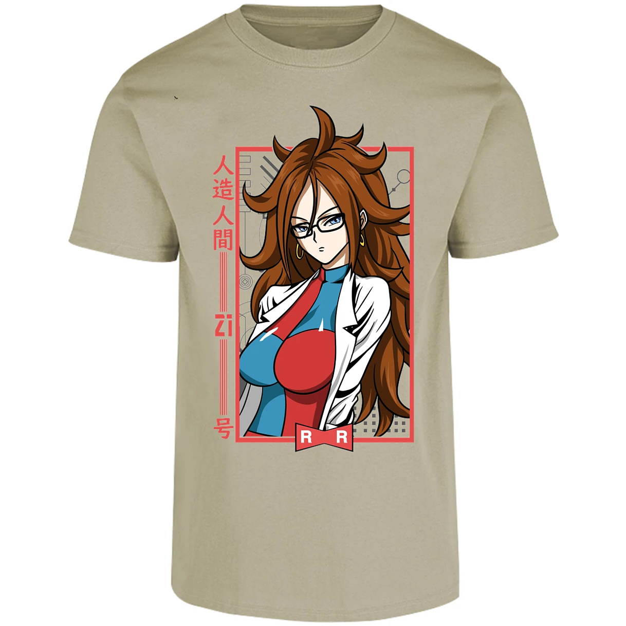 Playera Dragon Ball Anime Androide 21 para Adulto 30