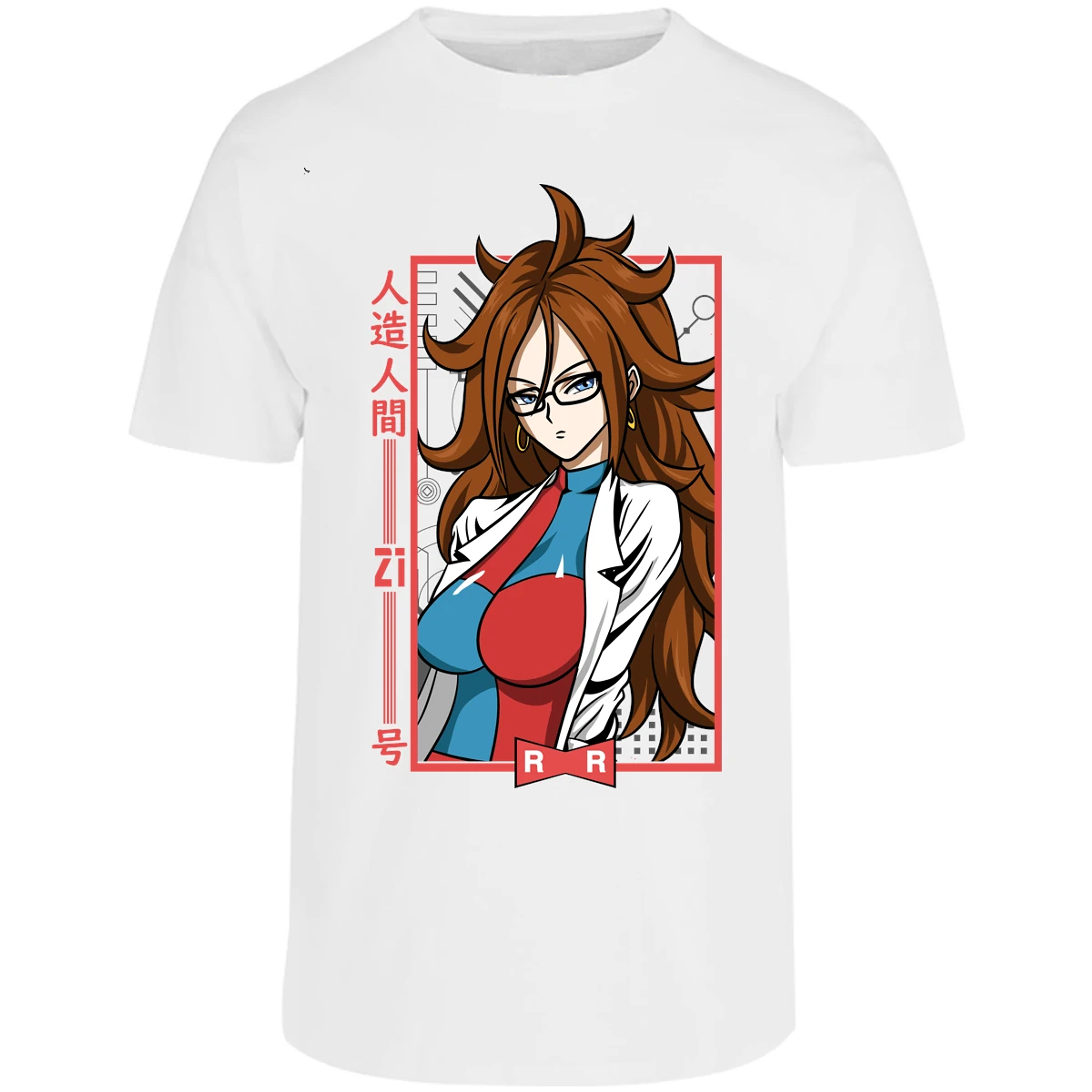 Playera Dragon Ball Anime Androide 21 para Adulto 22