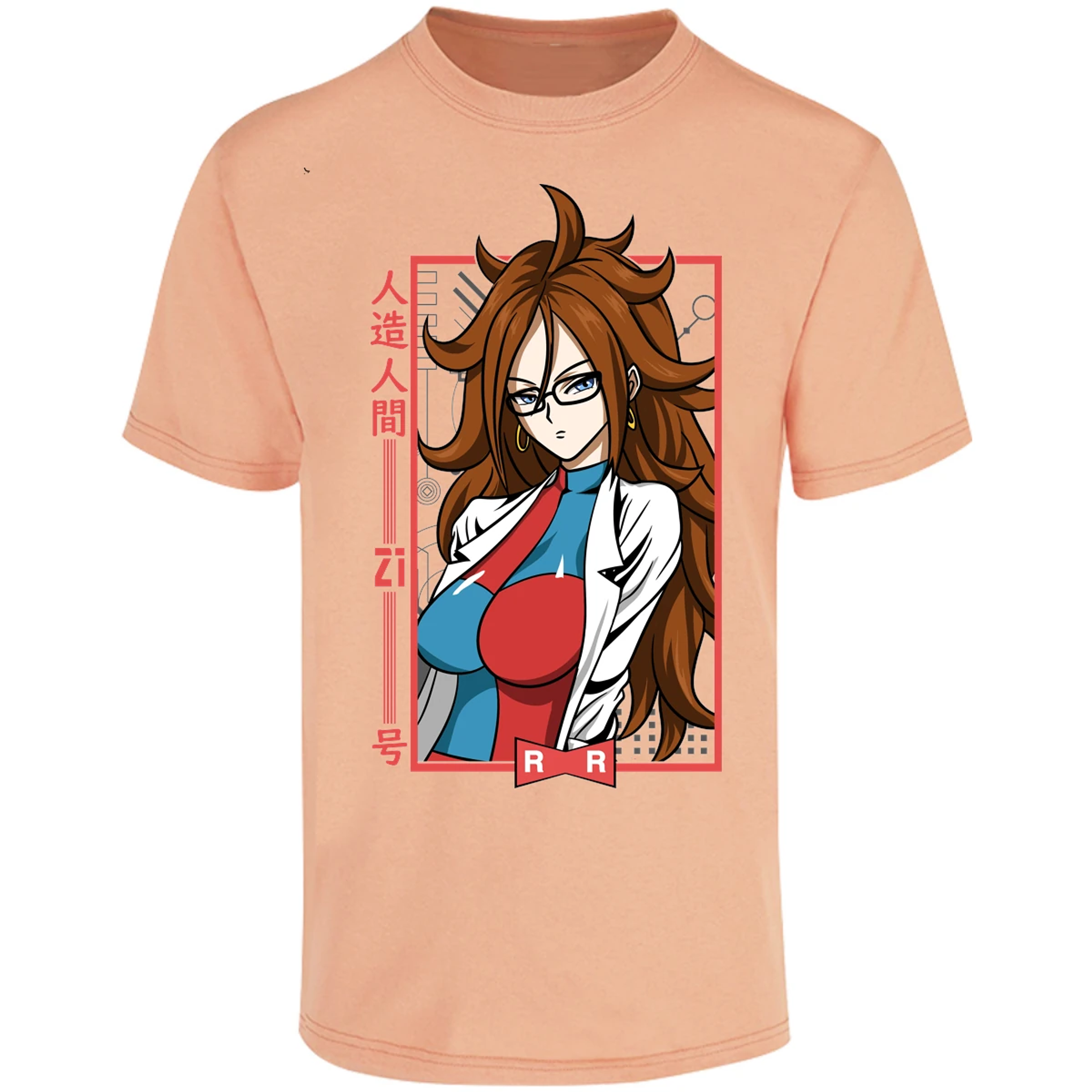 Playera Dragon Ball Anime Androide 21 para Adulto 8