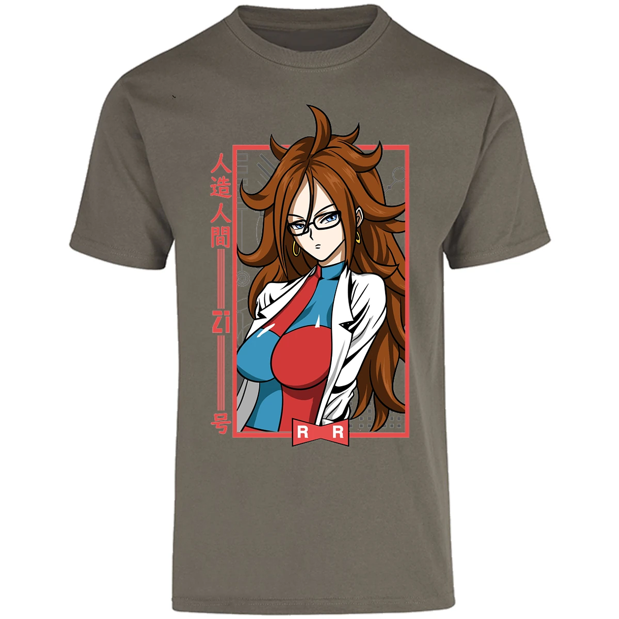 Playera Dragon Ball Anime Androide 21 para Adulto 18